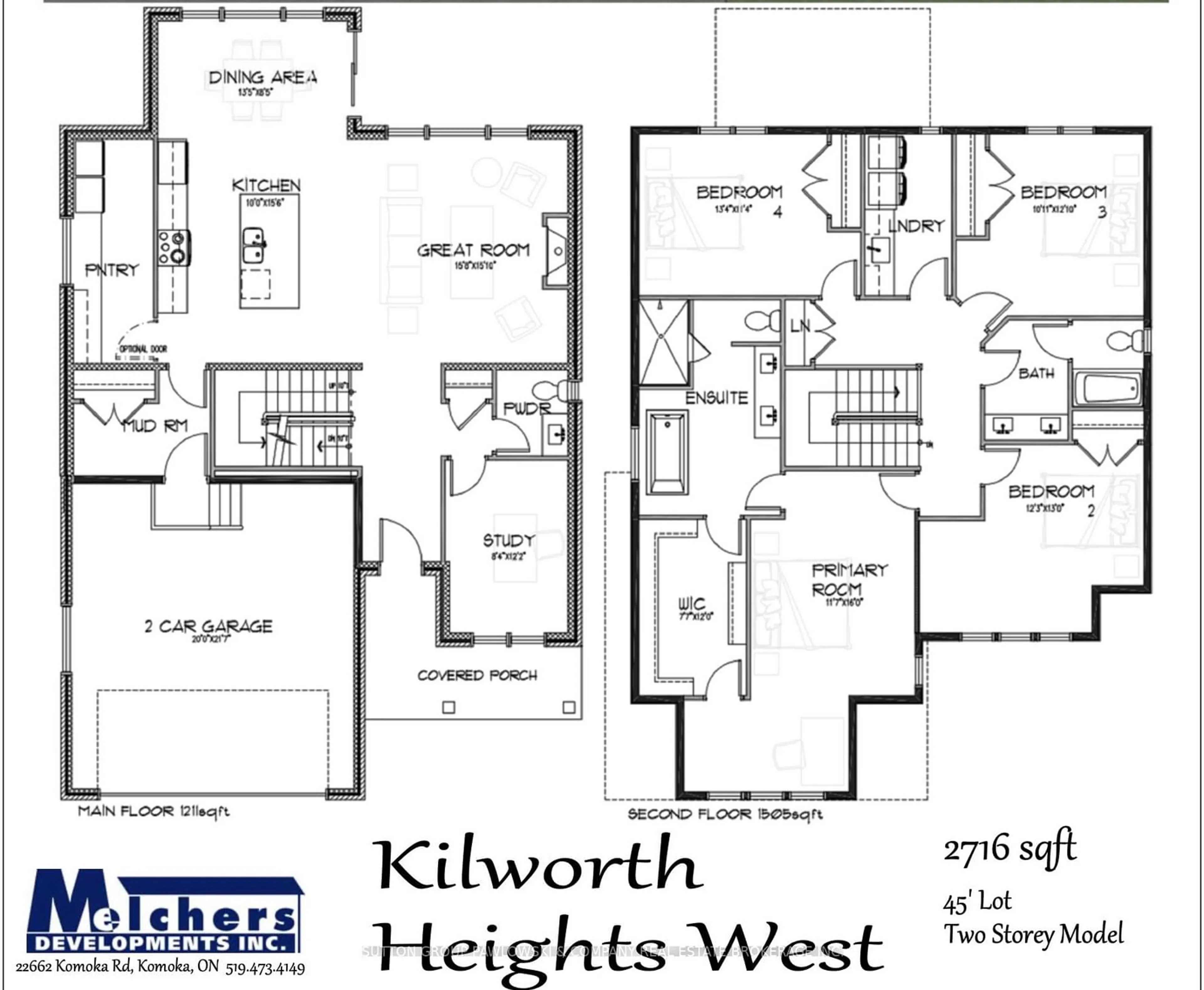 Floor plan for 87 ALLISTER Dr #Lot #22, Middlesex Centre Ontario N0L 1R0