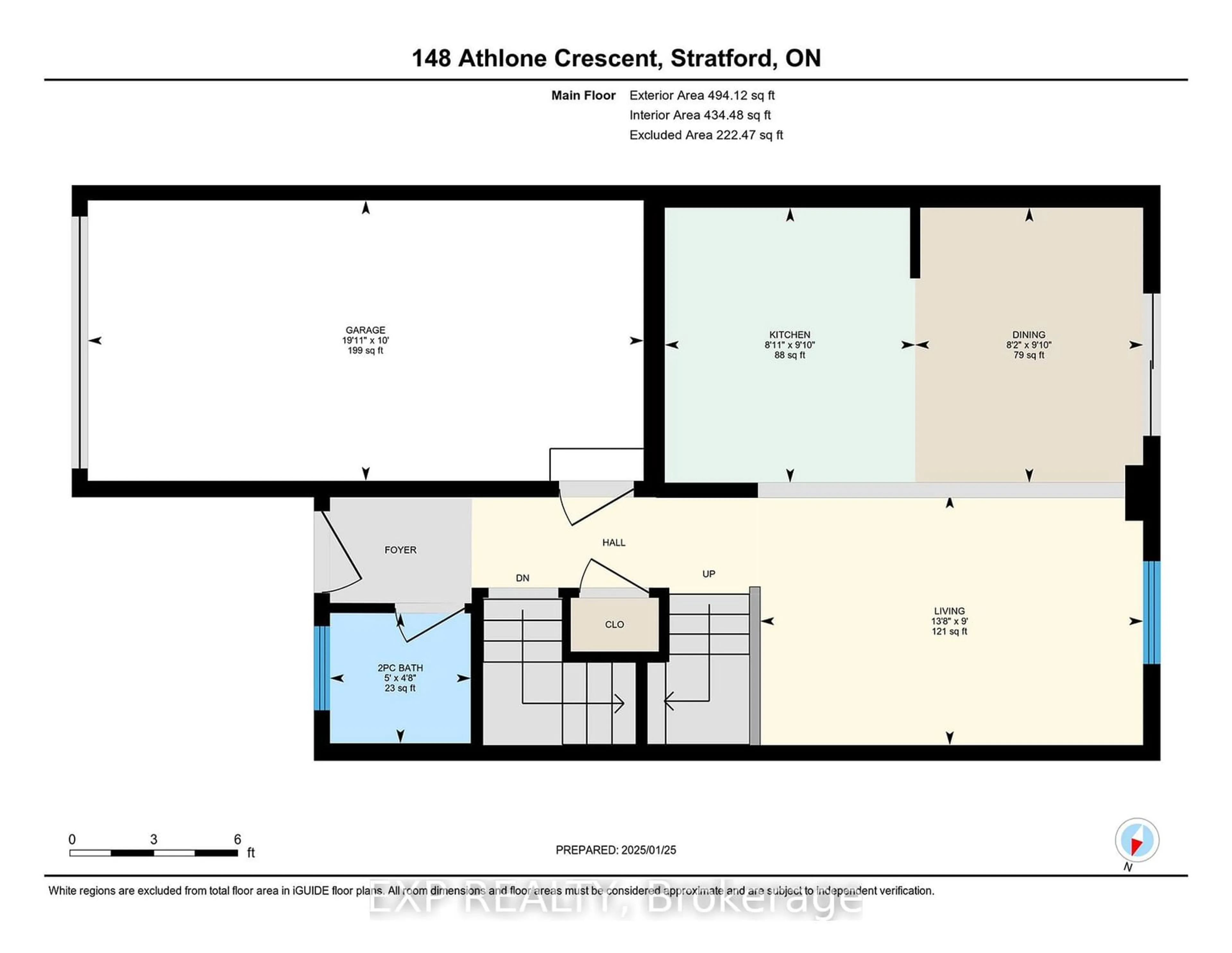 Floor plan for 148 Athlone Cres, Stratford Ontario N4Z 1H9