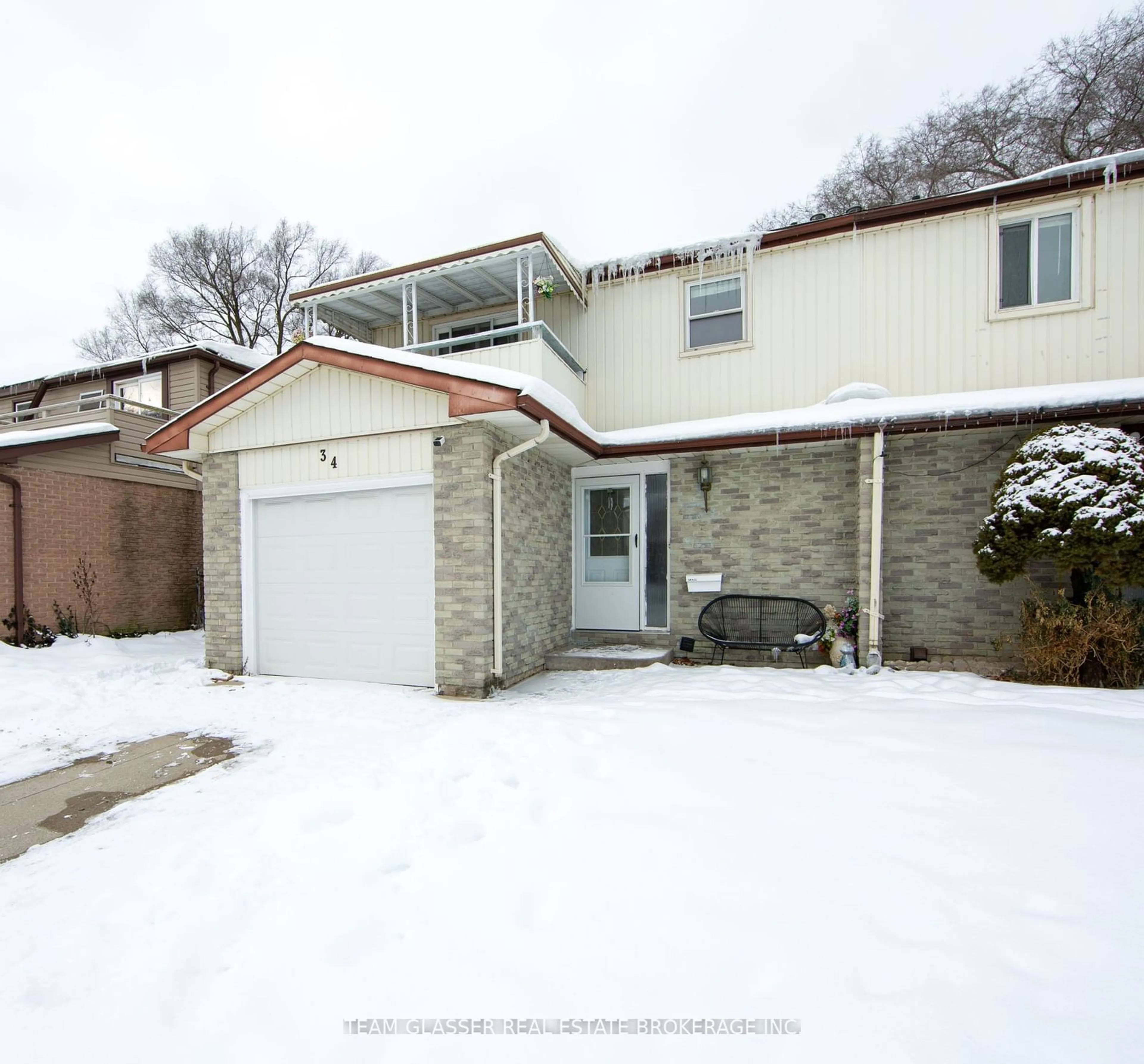 Home with brick exterior material, street for 34 ACTON Cres, London Ontario N6E 1W5