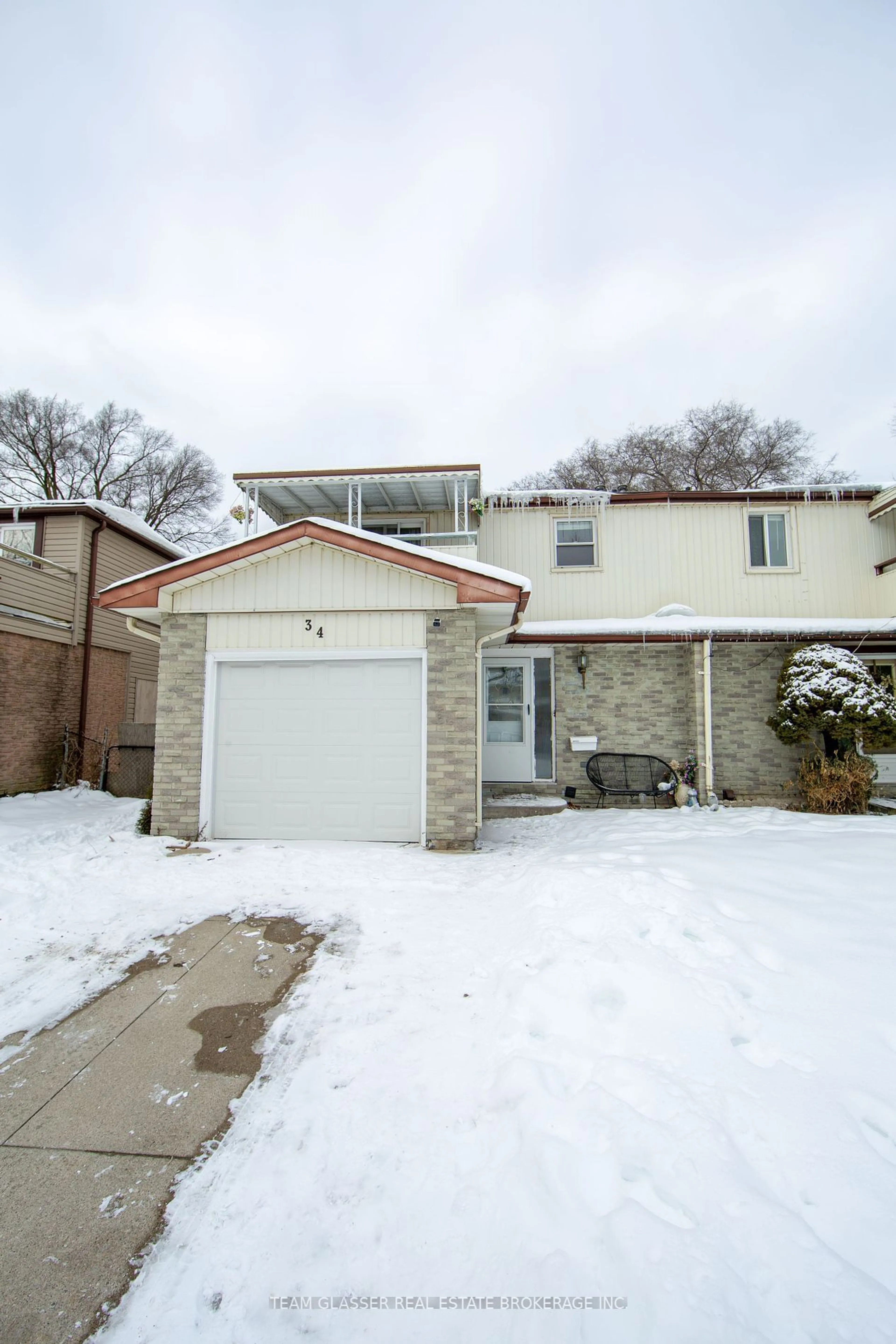 Home with brick exterior material, street for 34 ACTON Cres, London Ontario N6E 1W5