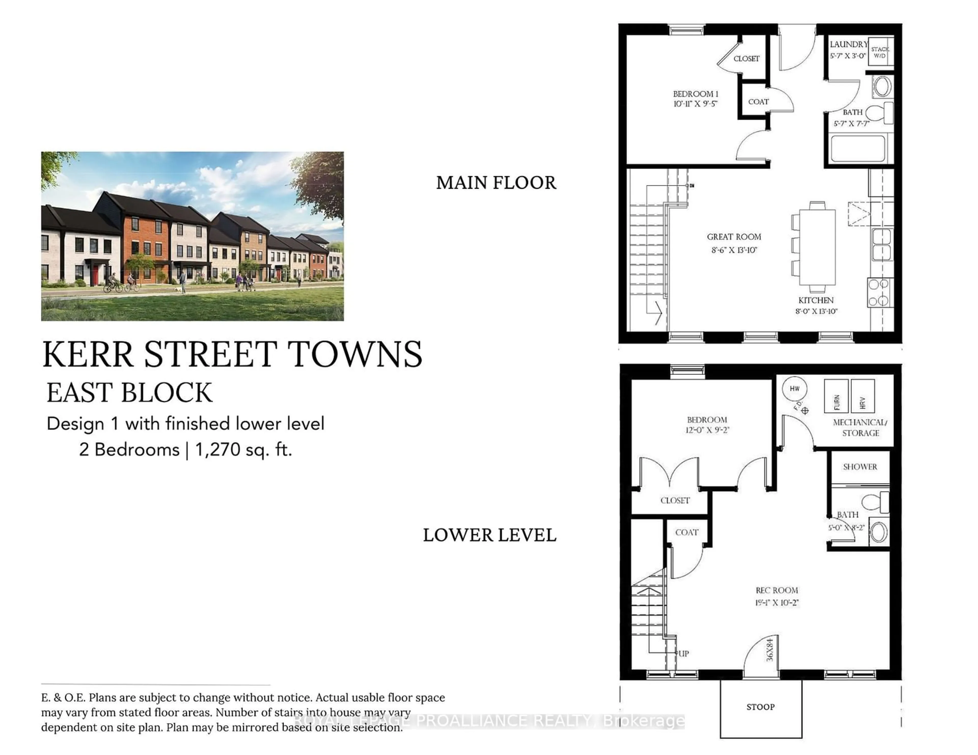 Floor plan for 920 Kerr St, Cobourg Ontario K9A 1N6