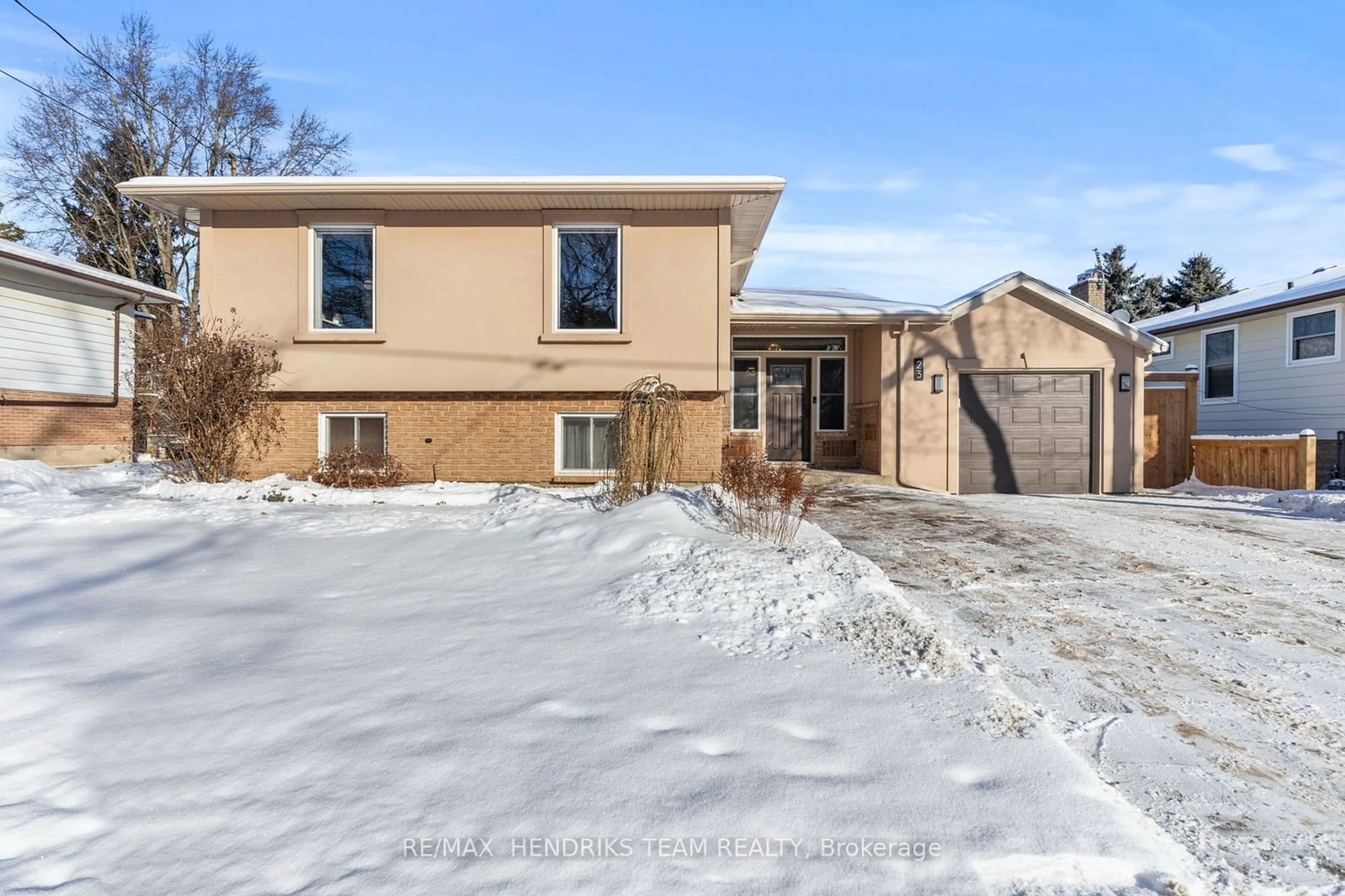 Home with brick exterior material, street for 23 Hurricane Rd, Pelham Ontario L0S 1E3