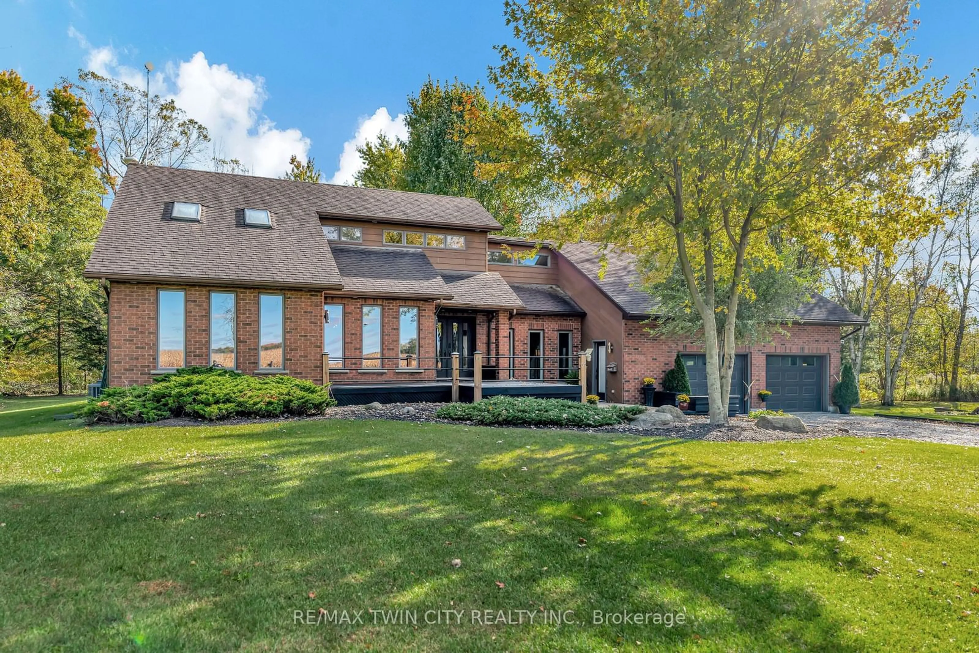 Home with brick exterior material, street for 1026 2nd Concession RD STR Rd, Norfolk Ontario N4B 2W6