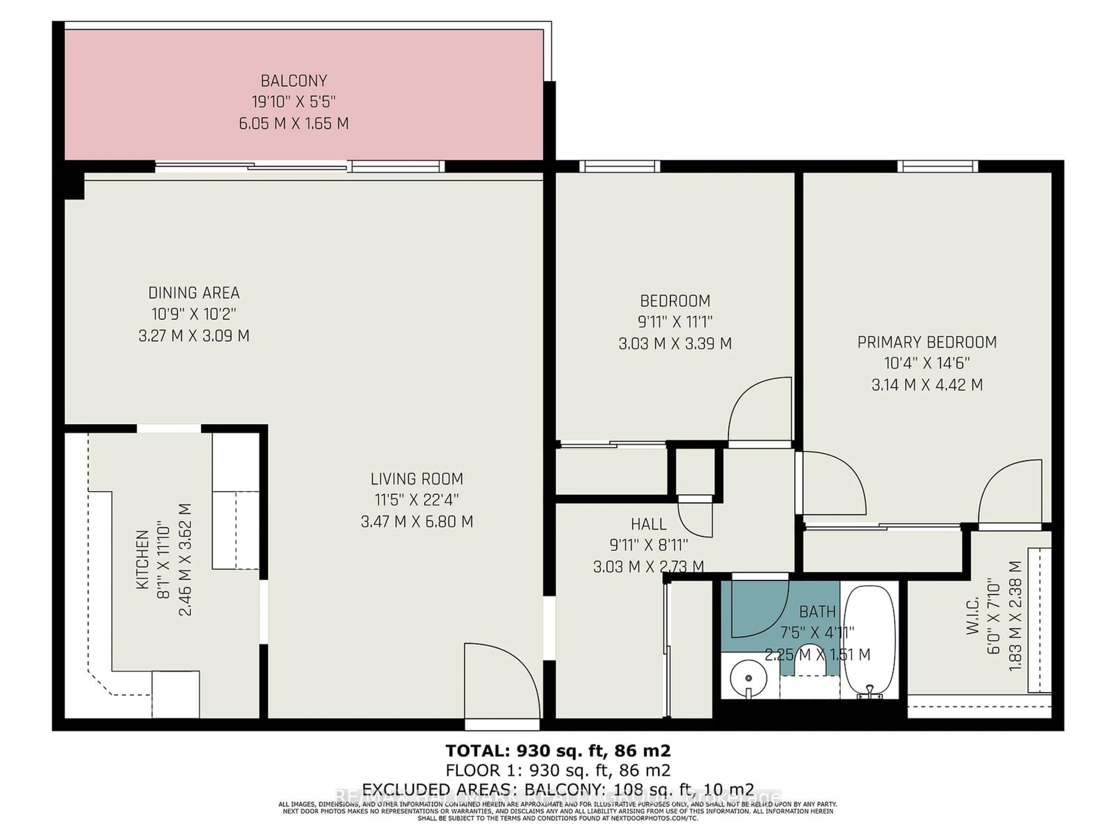 Floor plan for 665 Bathgate Dr #1809, Overbrook - Castleheights and Area Ontario K1K 3Y4