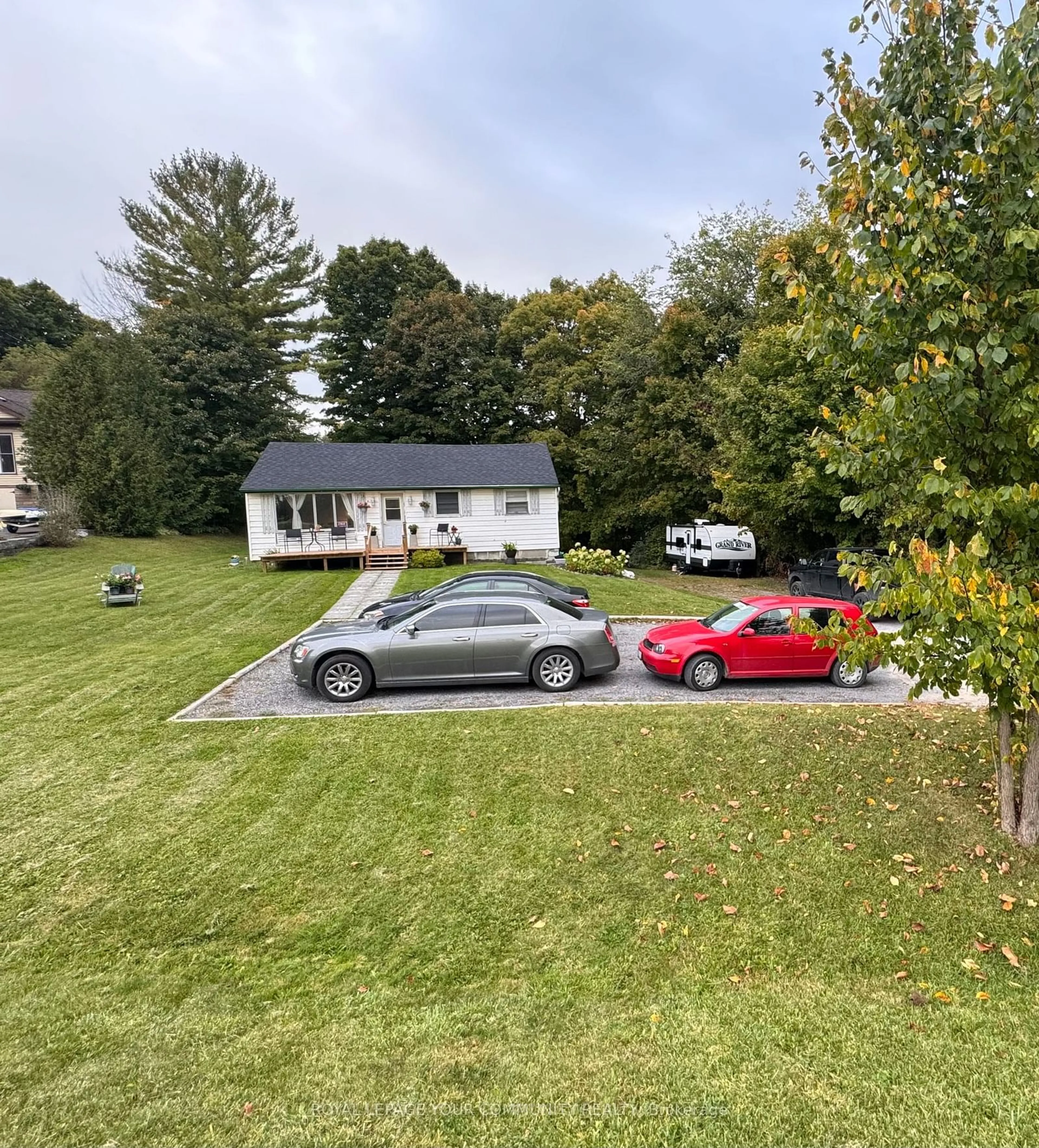 A pic from outside/outdoor area/front of a property/back of a property/a pic from drone, street for 535 County Rd 121 Rd, Kawartha Lakes Ontario K0M 1N0