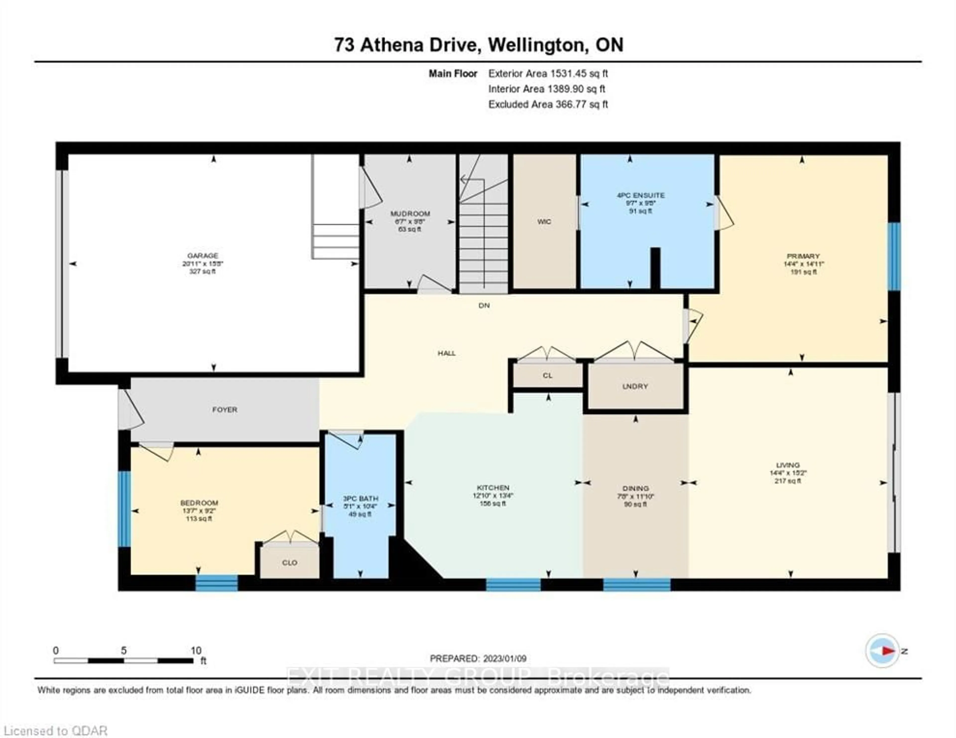 Floor plan for 73 ALETHA Dr, Prince Edward County Ontario K0K 3L0