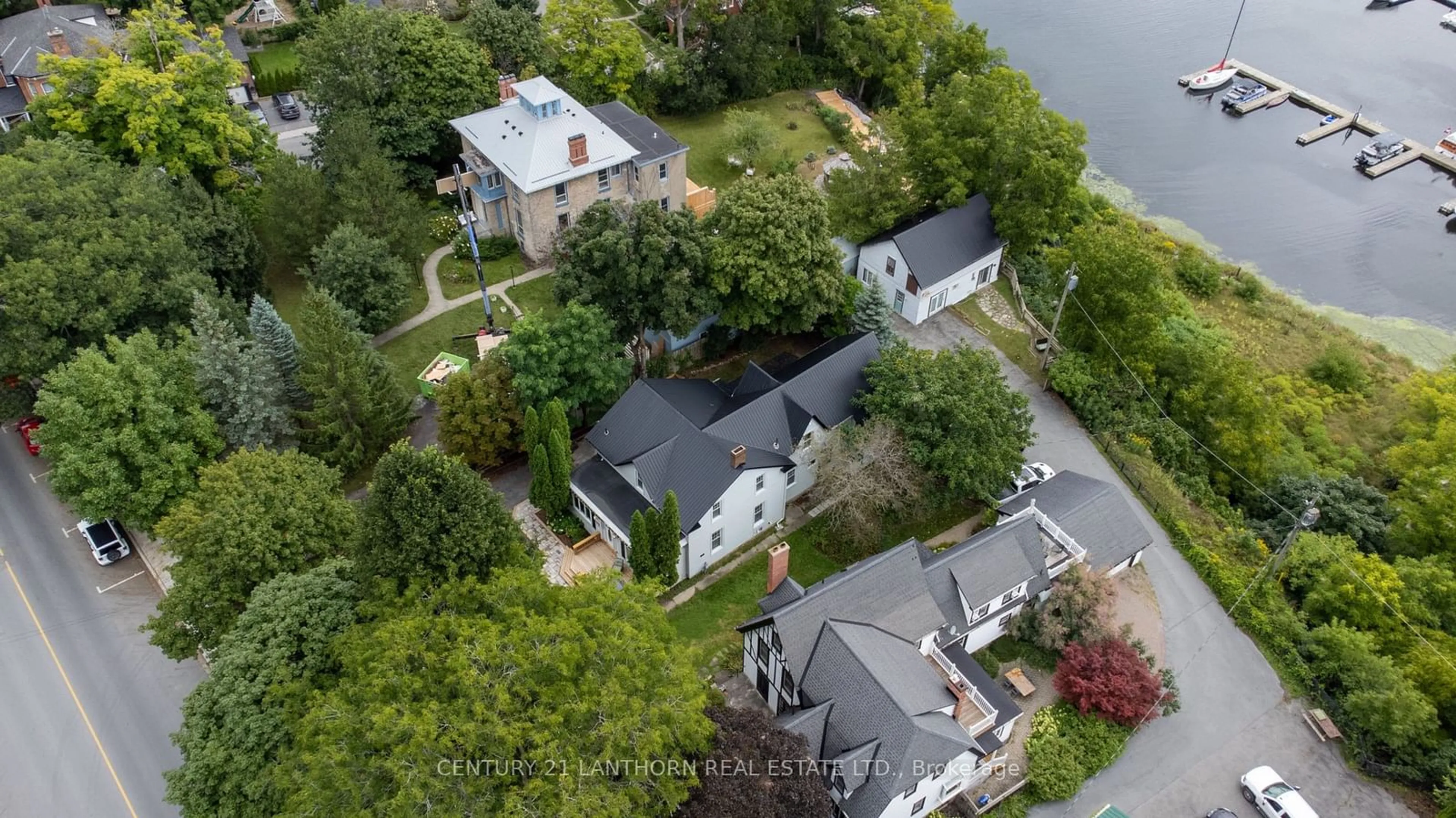 A pic from outside/outdoor area/front of a property/back of a property/a pic from drone, street for 344 Picton Main St, Prince Edward County Ontario K0K 2T0