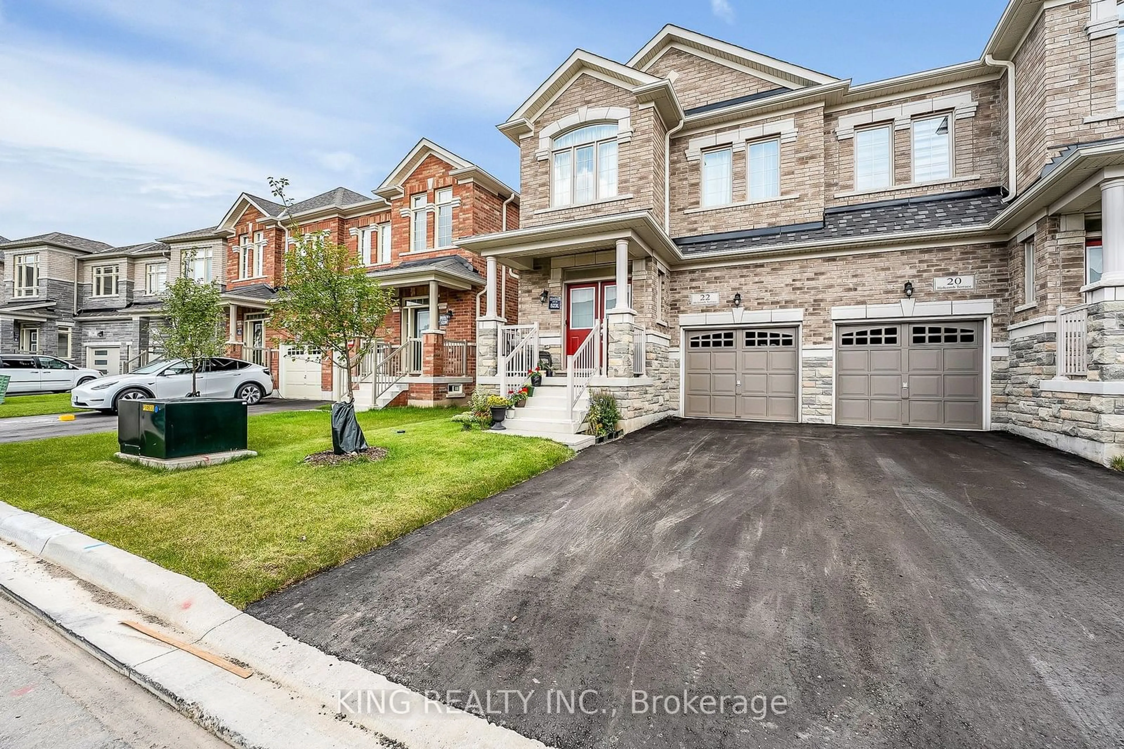 Home with brick exterior material, street for 22 Holcomb Terr, Hamilton Ontario L8B 1Z8