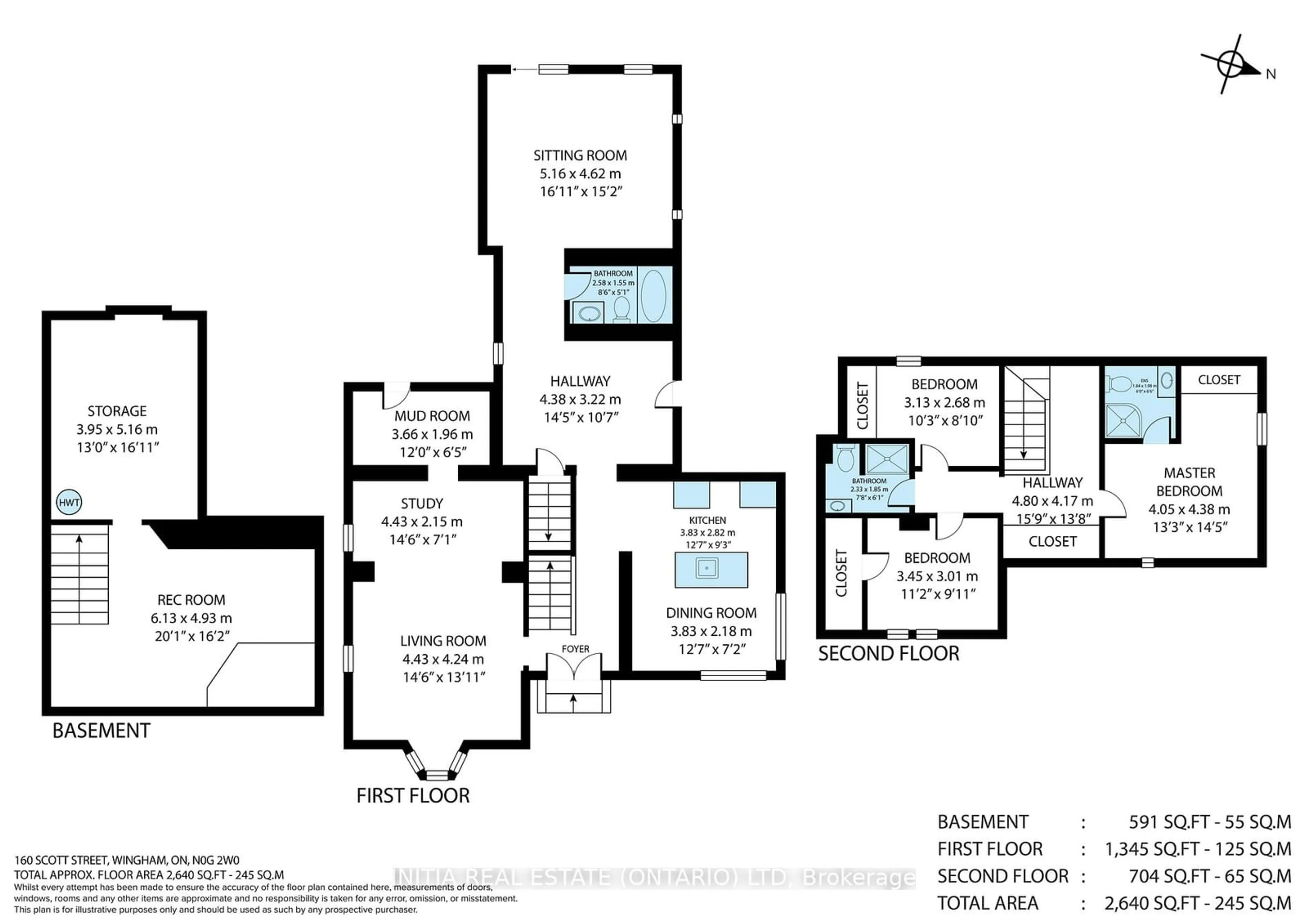 Floor plan for 160 Scott St, North Huron Ontario N0G 2W0