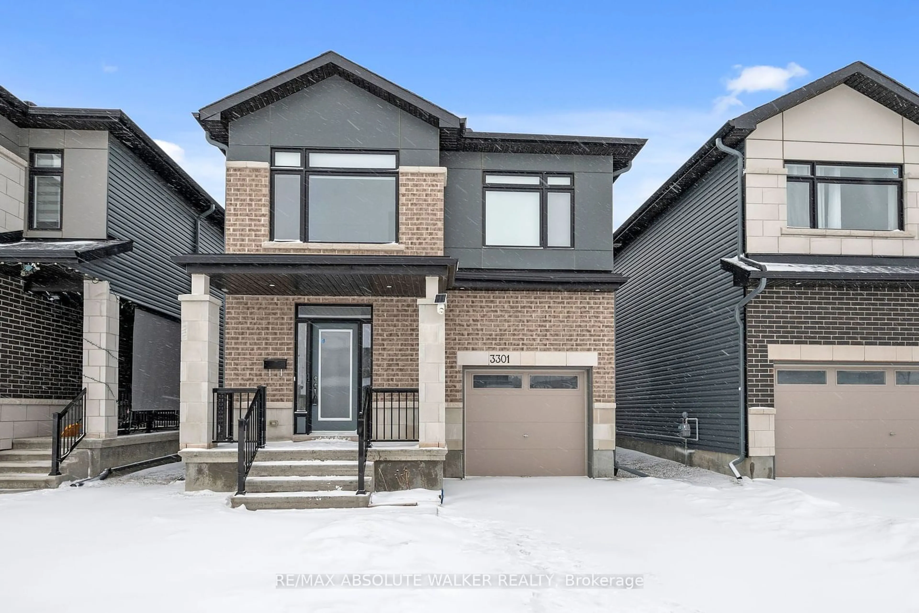 Home with brick exterior material, street for 3301 Findlay Creek Dr, Blossom Park - Airport and Area Ontario K1T 0V2