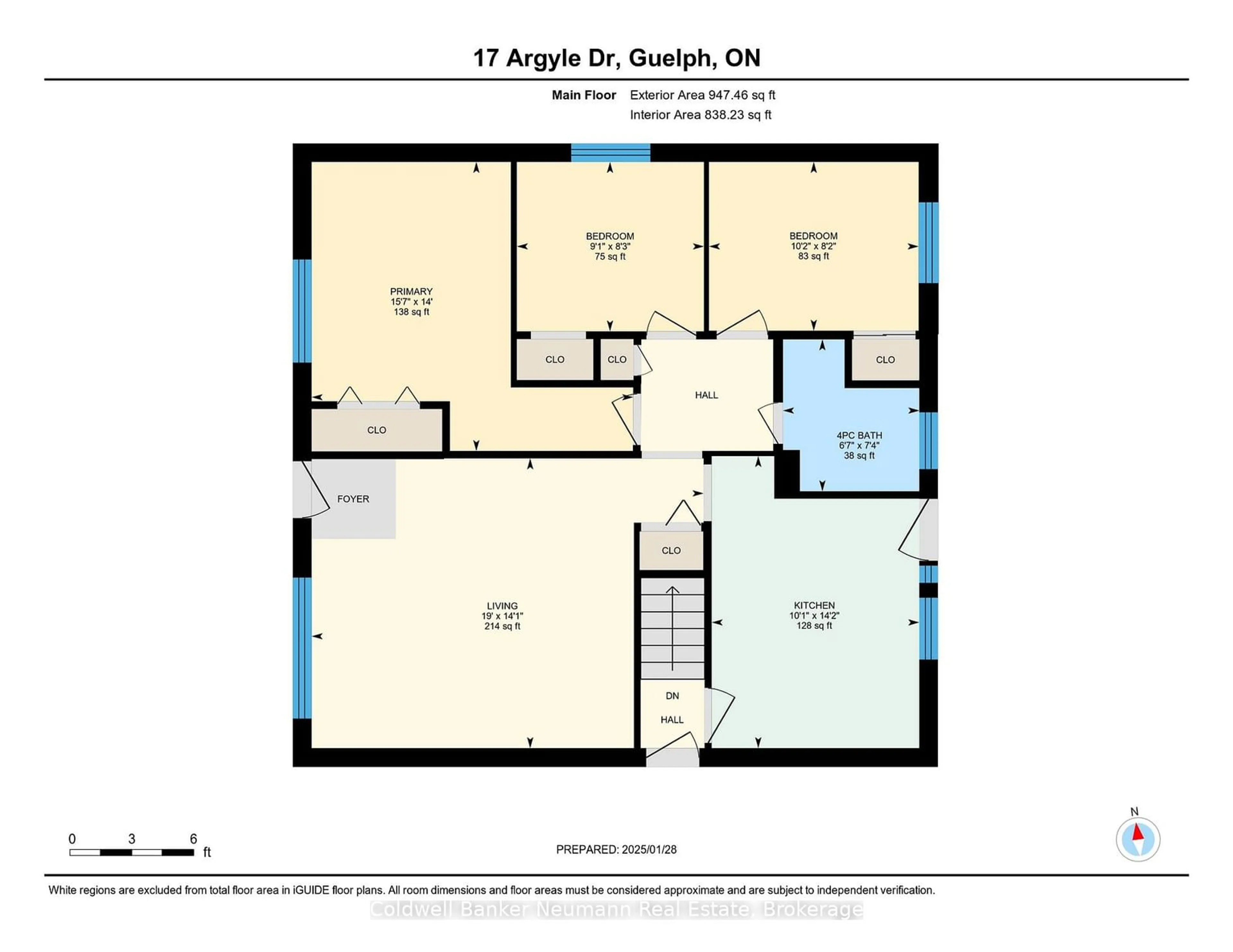 Floor plan for 17 Argyle Dr, Guelph Ontario N1G 2P1