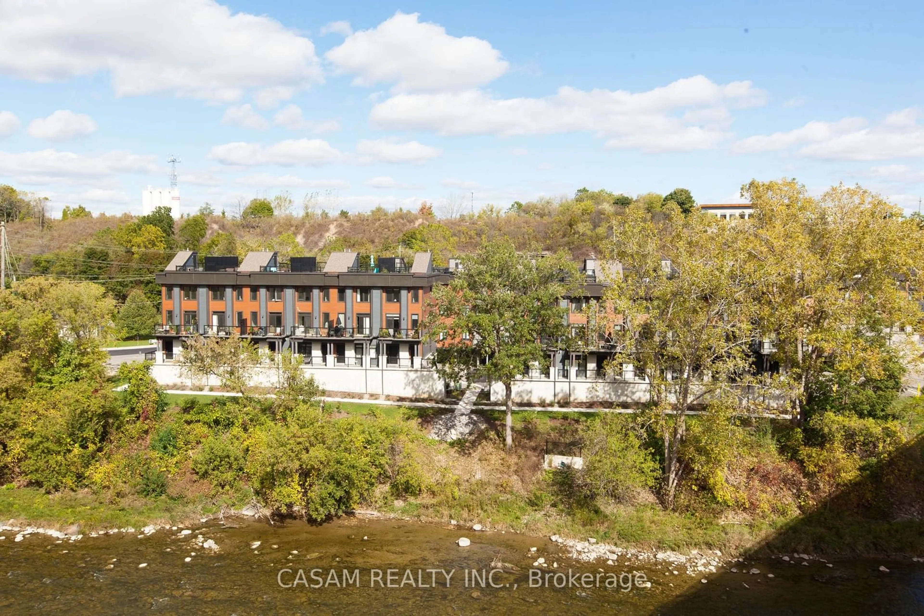 A pic from outside/outdoor area/front of a property/back of a property/a pic from drone, water/lake/river/ocean view for 2 Willow St #10, Brant Ontario N3L 0K7