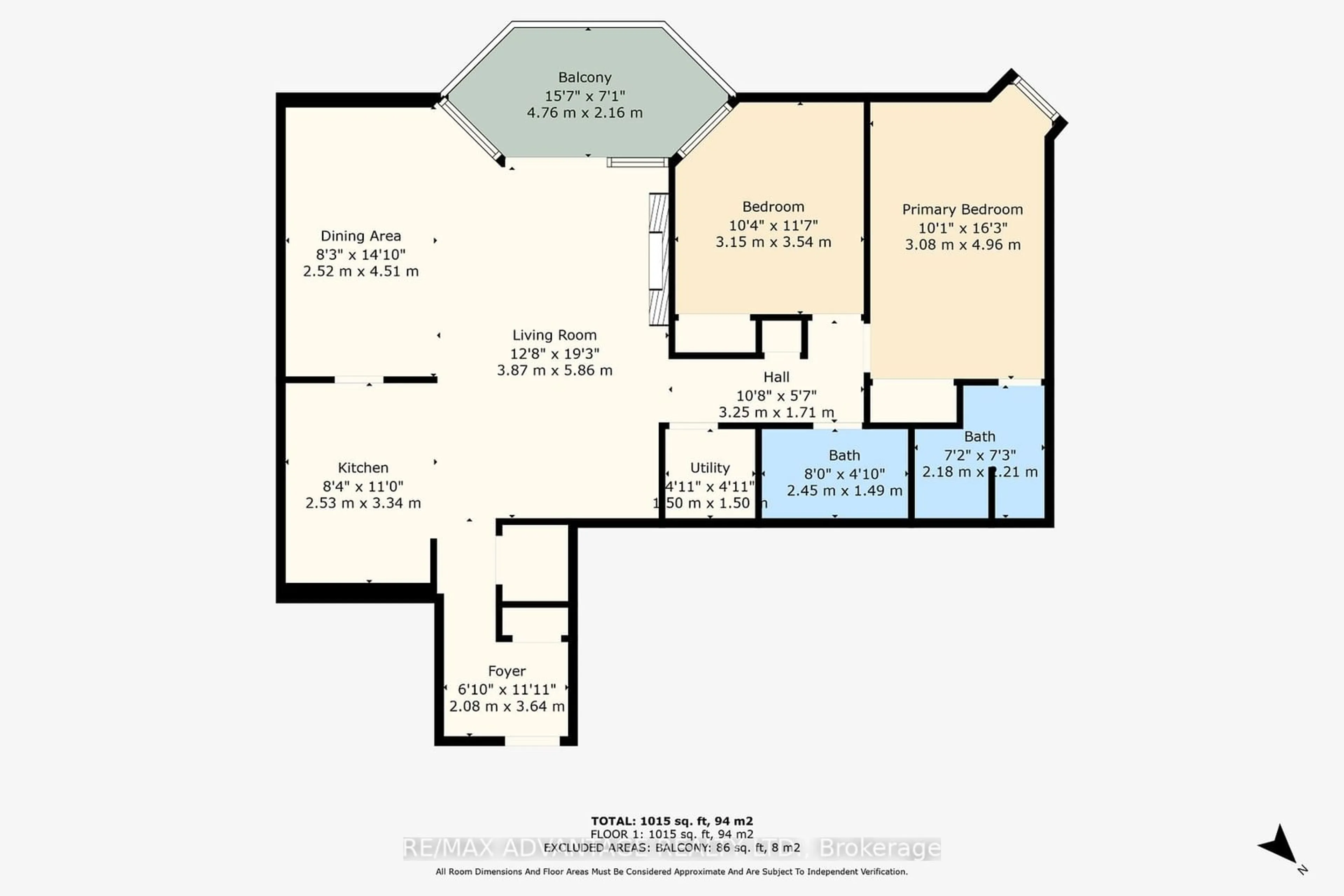 Floor plan for 323 Colborne St #1901, London Ontario N6B 3N8