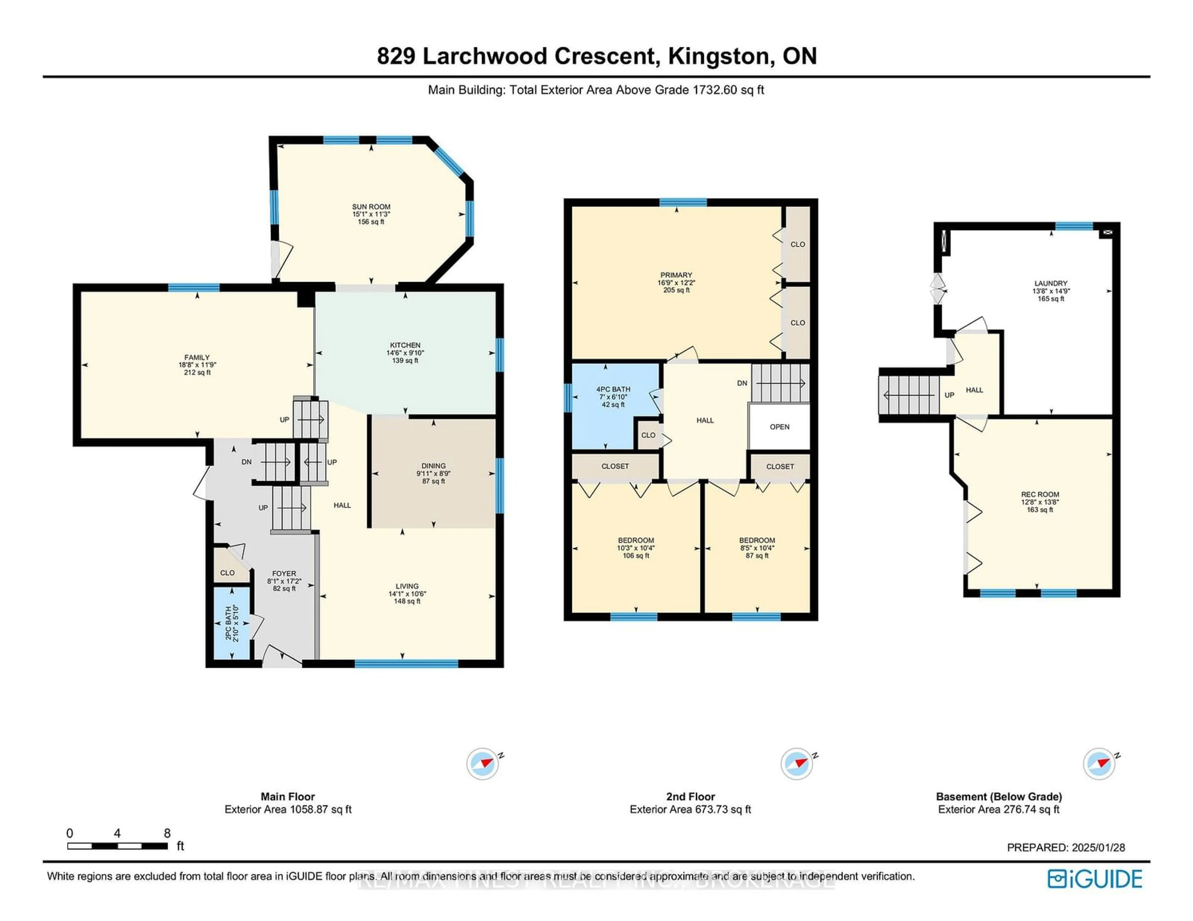 Floor plan for 829 Larchwood Cres, Kingston Ontario K7P 2P8