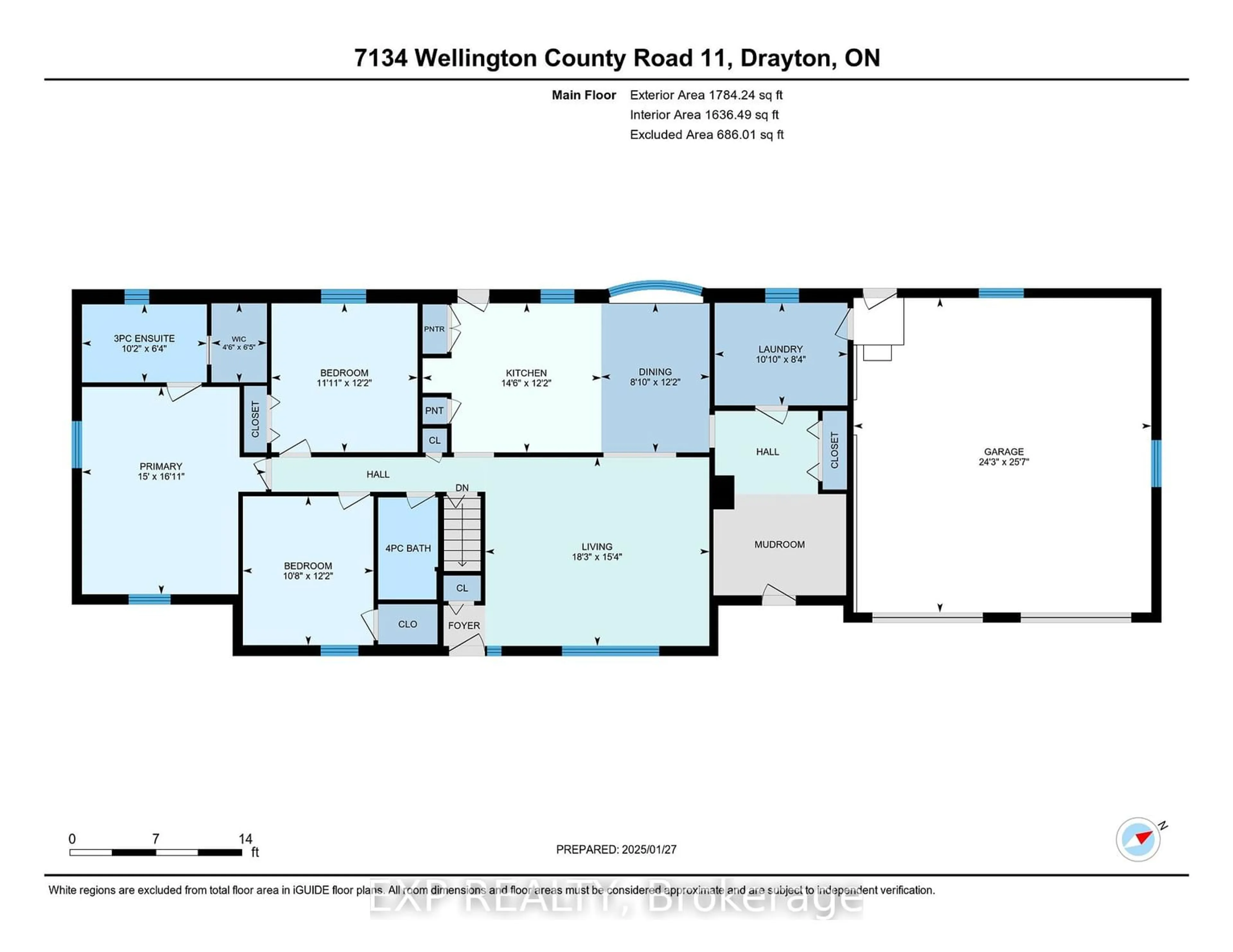 Floor plan for 7134 Wellington Rd 11, Mapleton Ontario N0G 1P0