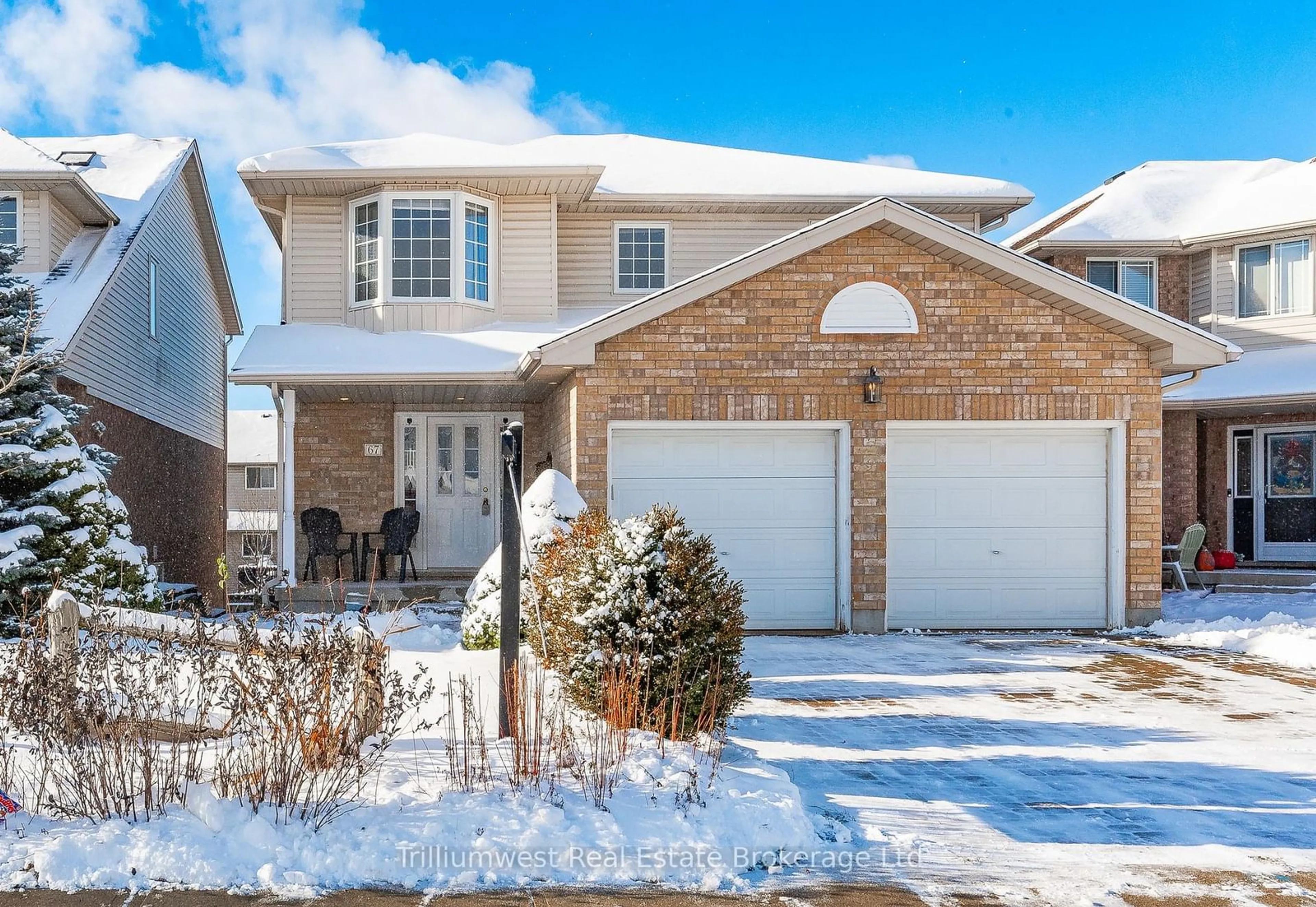 Home with brick exterior material, street for 67 MUNROE Cres, Guelph Ontario N1G 5E4