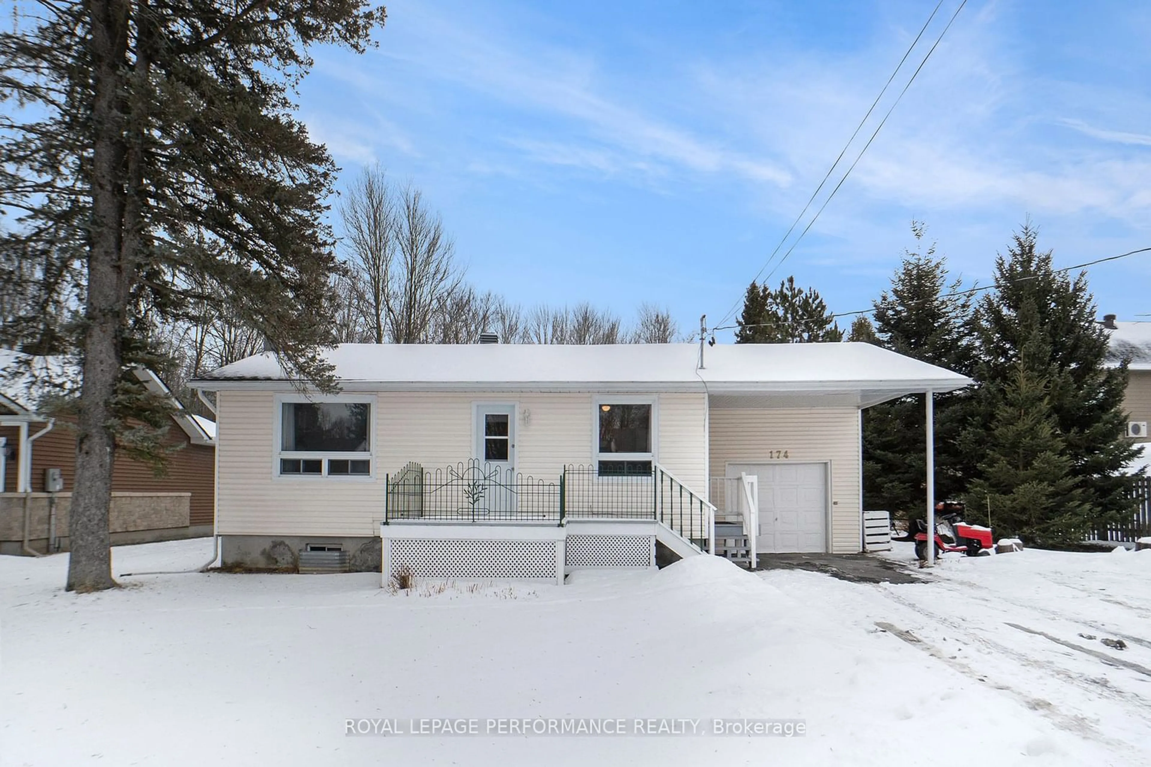 Home with vinyl exterior material, street for 174 Mabel St, The Nation Ontario K0A 2M0