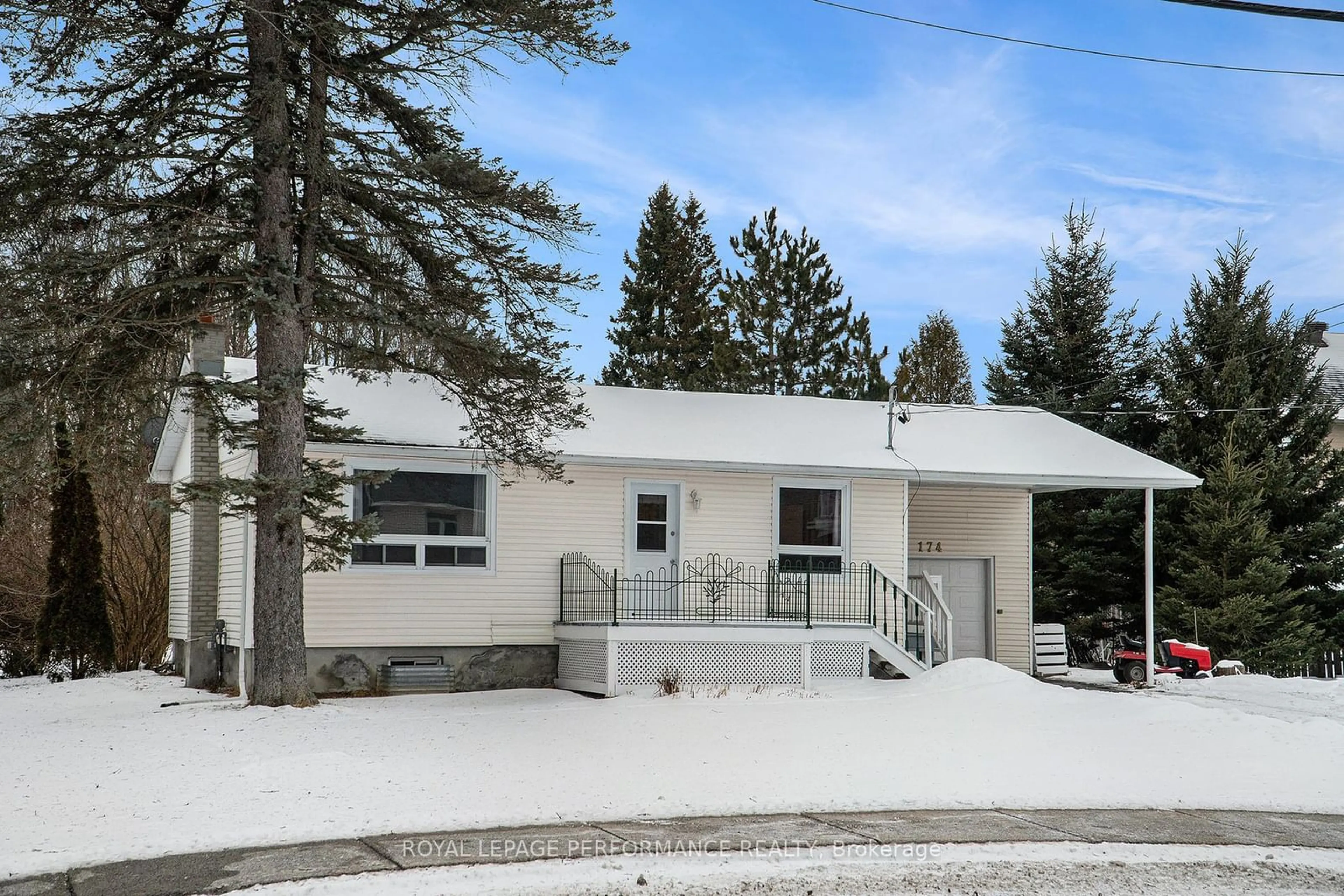 Home with vinyl exterior material, street for 174 Mabel St, The Nation Ontario K0A 2M0