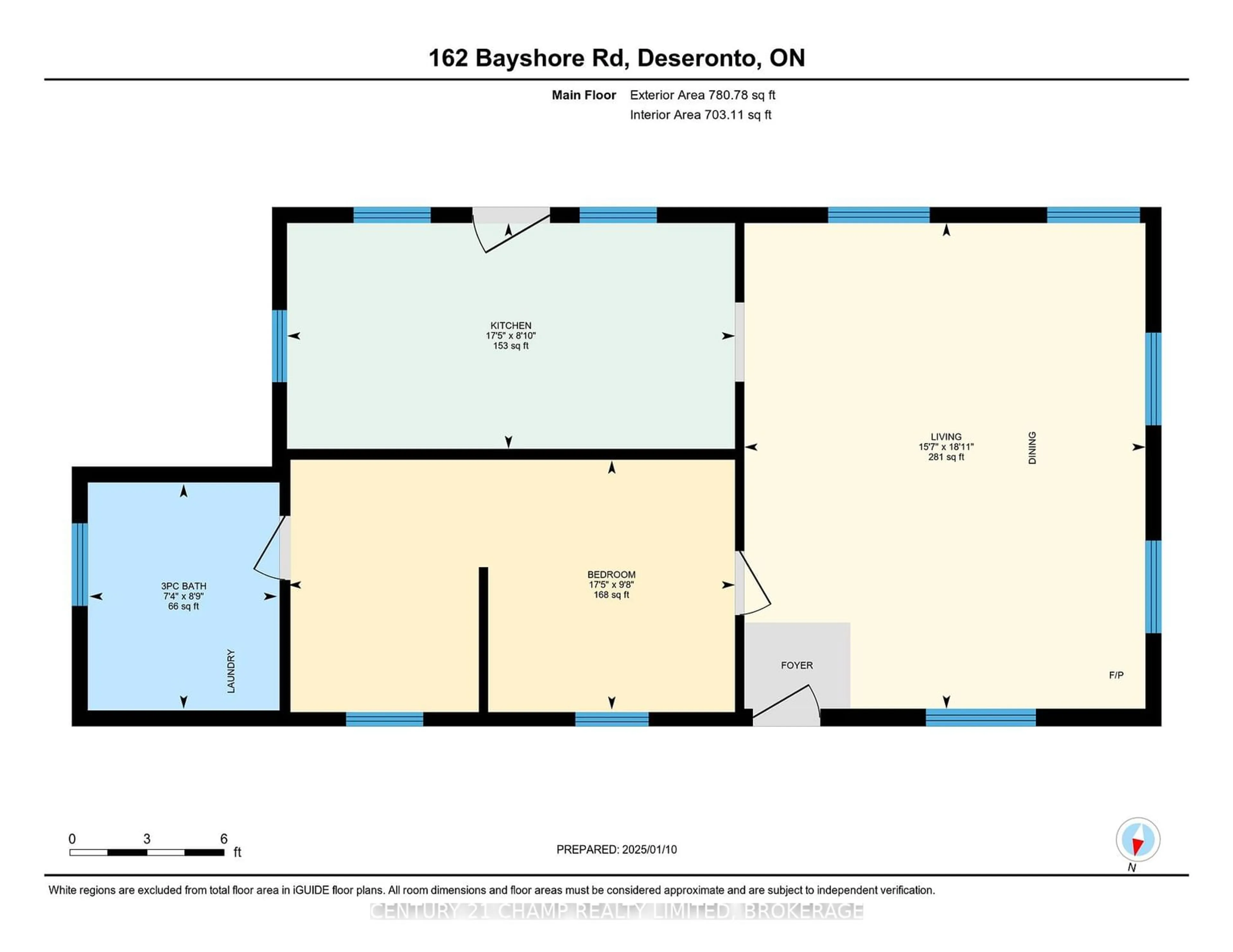 Floor plan for 162 Bayshore Rd, Deseronto Ontario K0K 1X0