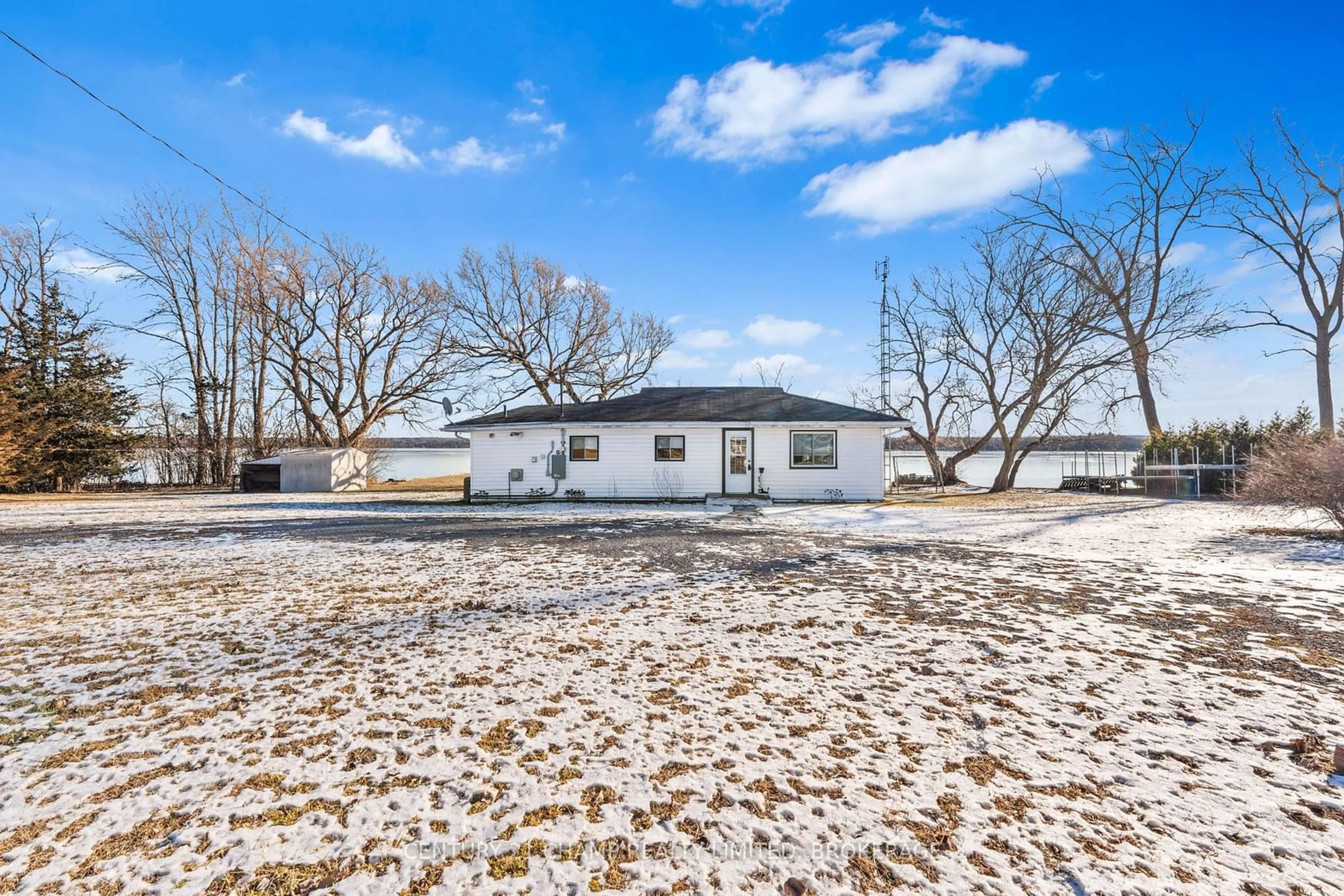 A pic from outside/outdoor area/front of a property/back of a property/a pic from drone, street for 162 Bayshore Rd, Deseronto Ontario K0K 1X0