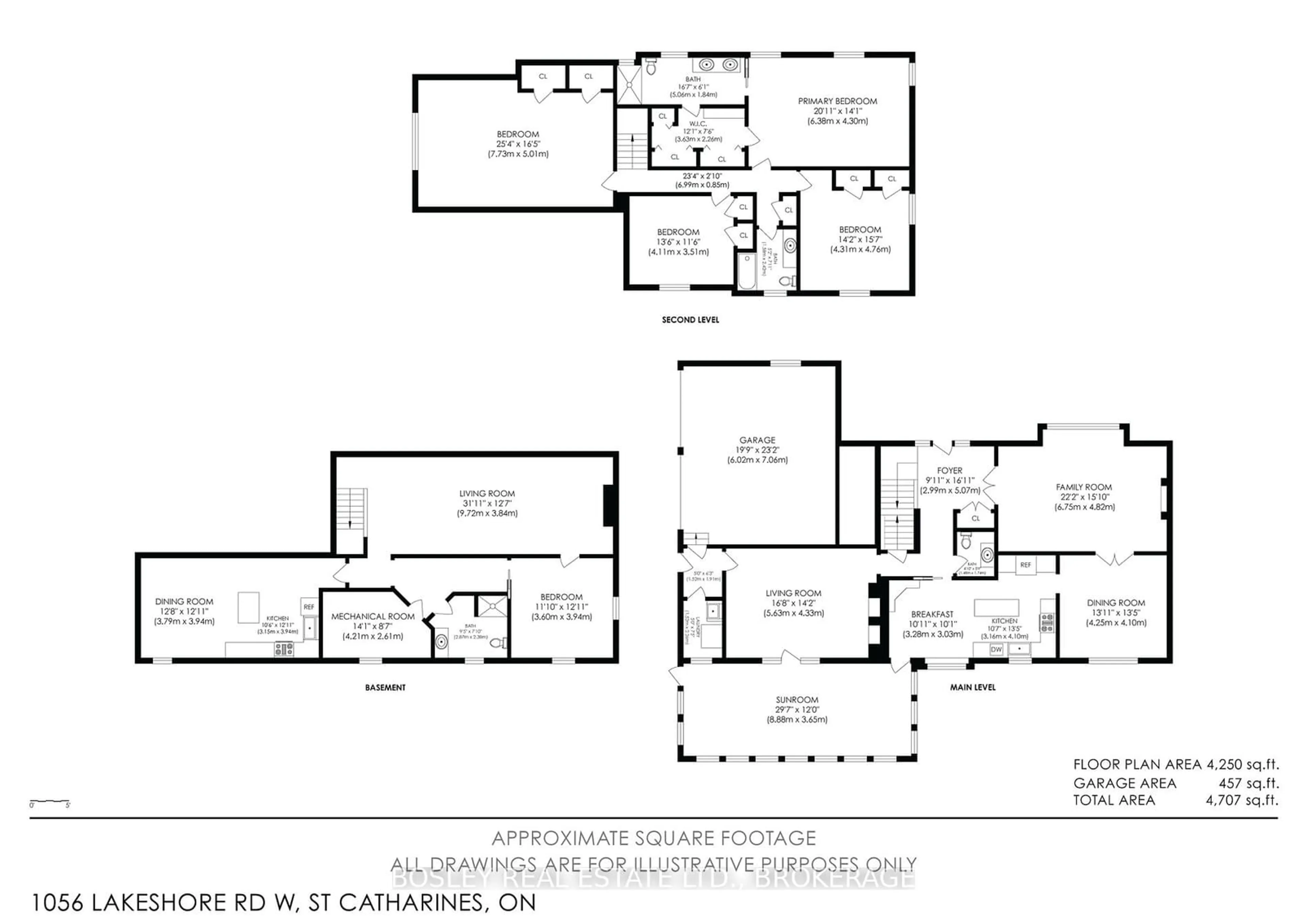 Floor plan for 1056 Lakeshore Rd, St. Catharines Ontario L2R 6P9