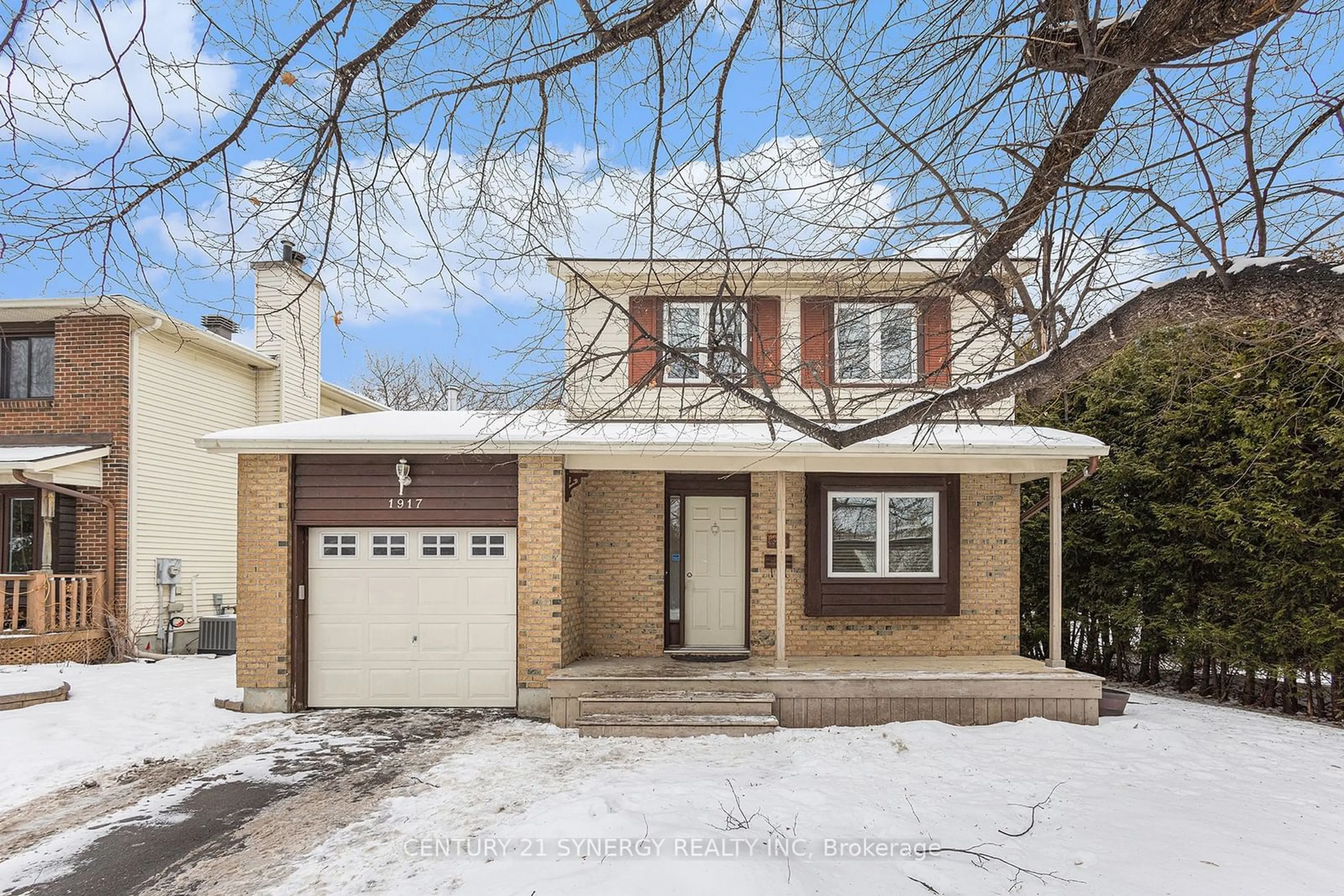 Home with brick exterior material, street for 1917 Des Prairies Ave, Orleans - Cumberland and Area Ontario K1E 2R5