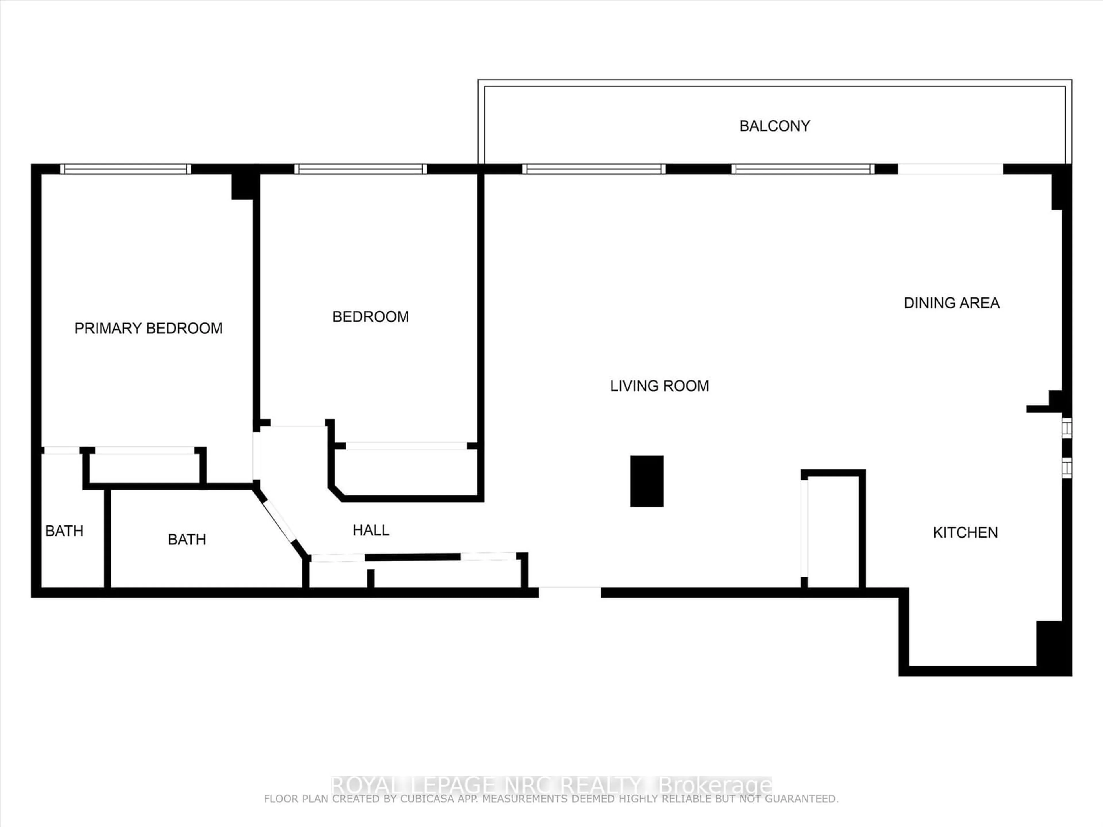 Floor plan for 15 Towering Heights Blvd #1202, St. Catharines Ontario L2T 3G7