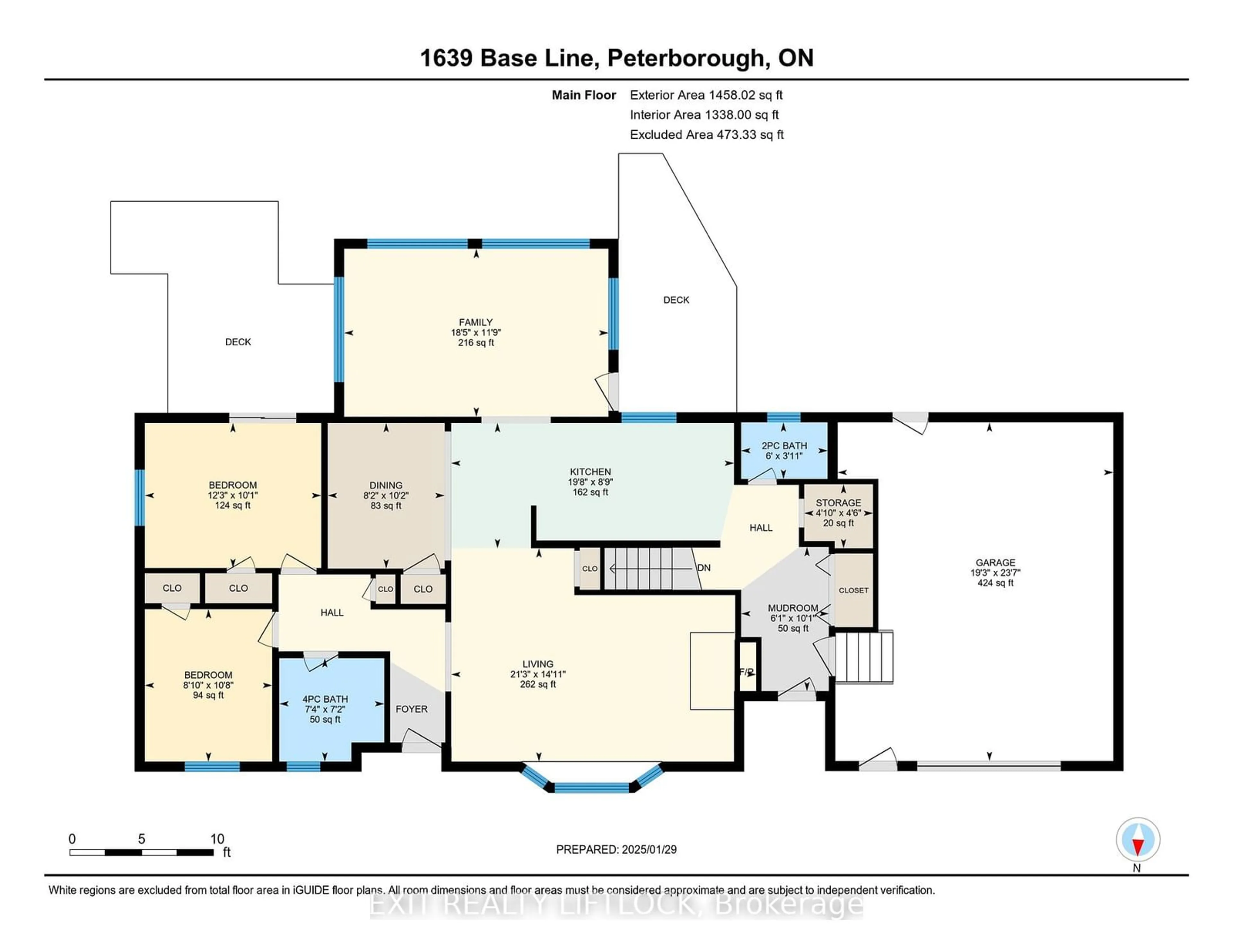 Floor plan for 1639 Baseline Rd, Otonabee-South Monaghan Ontario K9J 6Y3