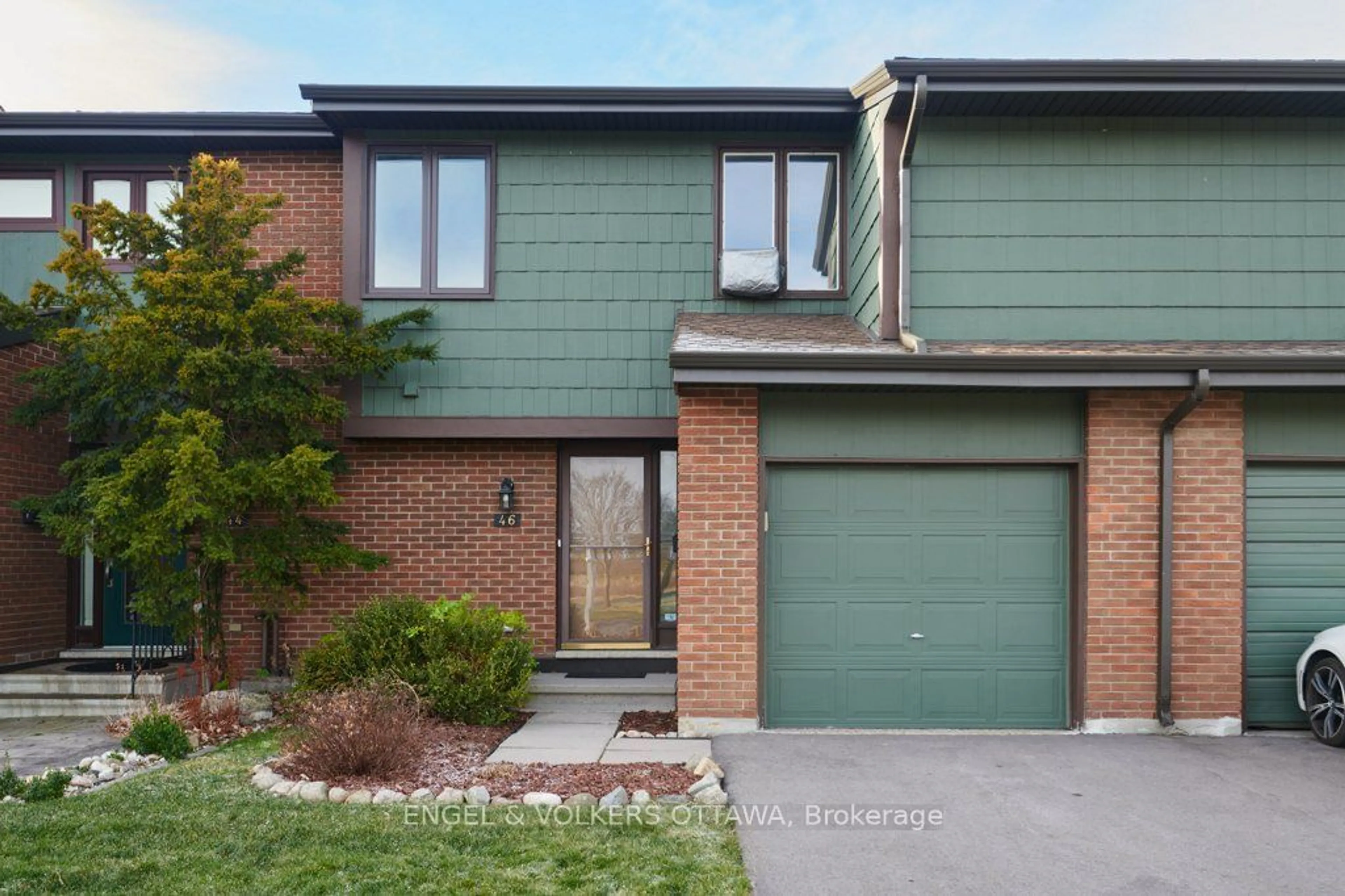 Home with brick exterior material, street for 46 Bethune Crt, Kanata Ontario K2K 1B9