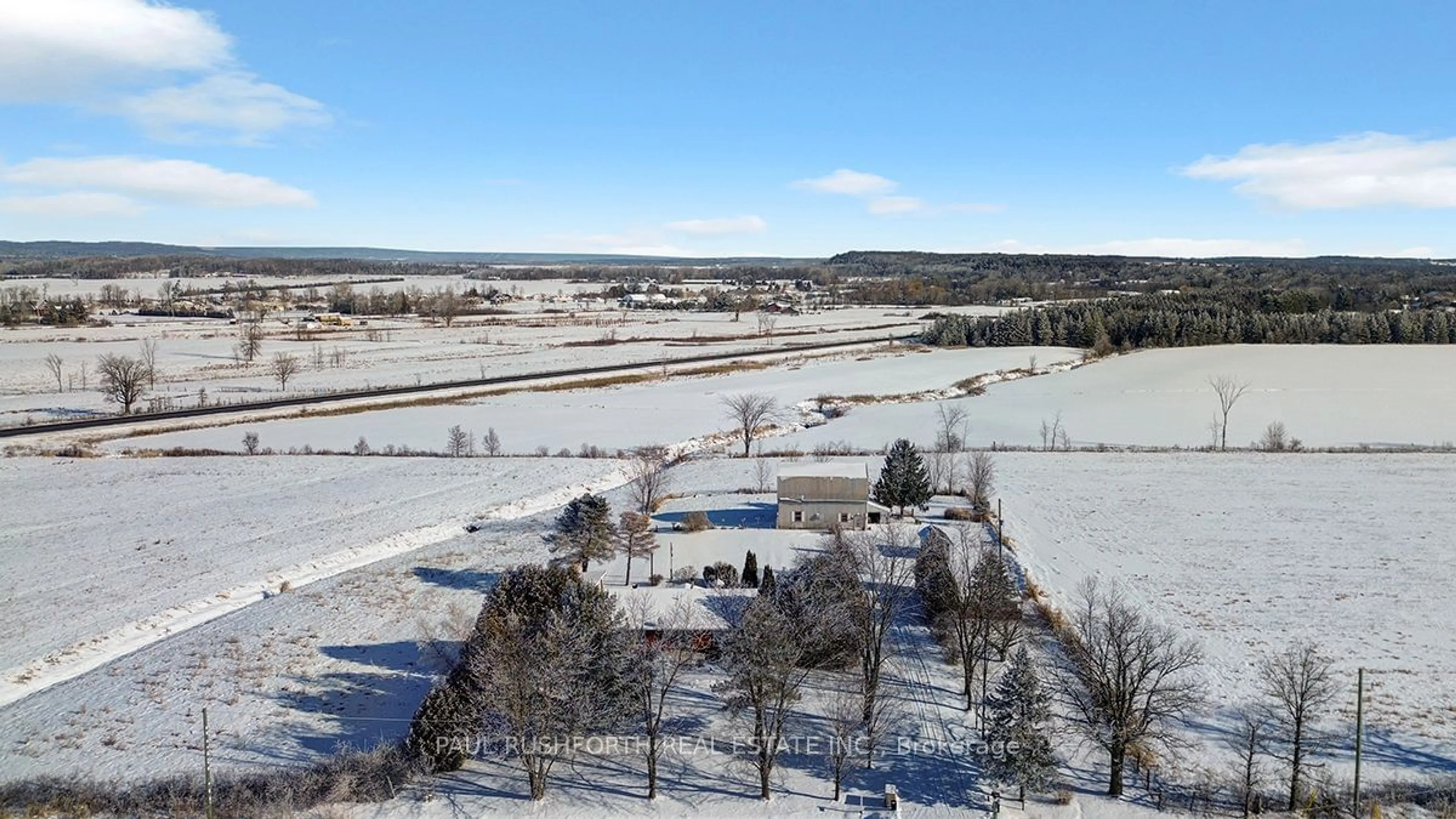 A pic from outside/outdoor area/front of a property/back of a property/a pic from drone, mountain view for 120 Route 25 Rd, Alfred and Plantagenet Ontario K0A 3K0