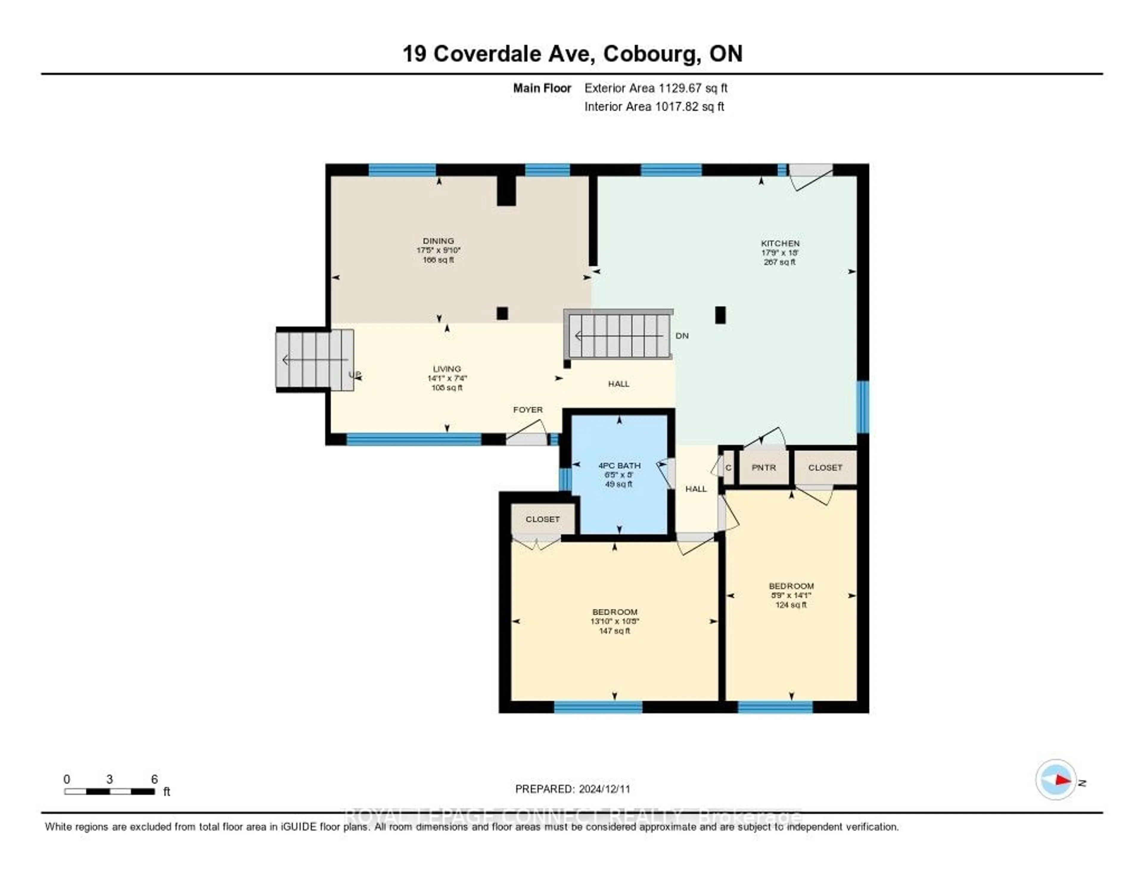 Floor plan for 19 Coverdale Ave, Cobourg Ontario K9A 4H5