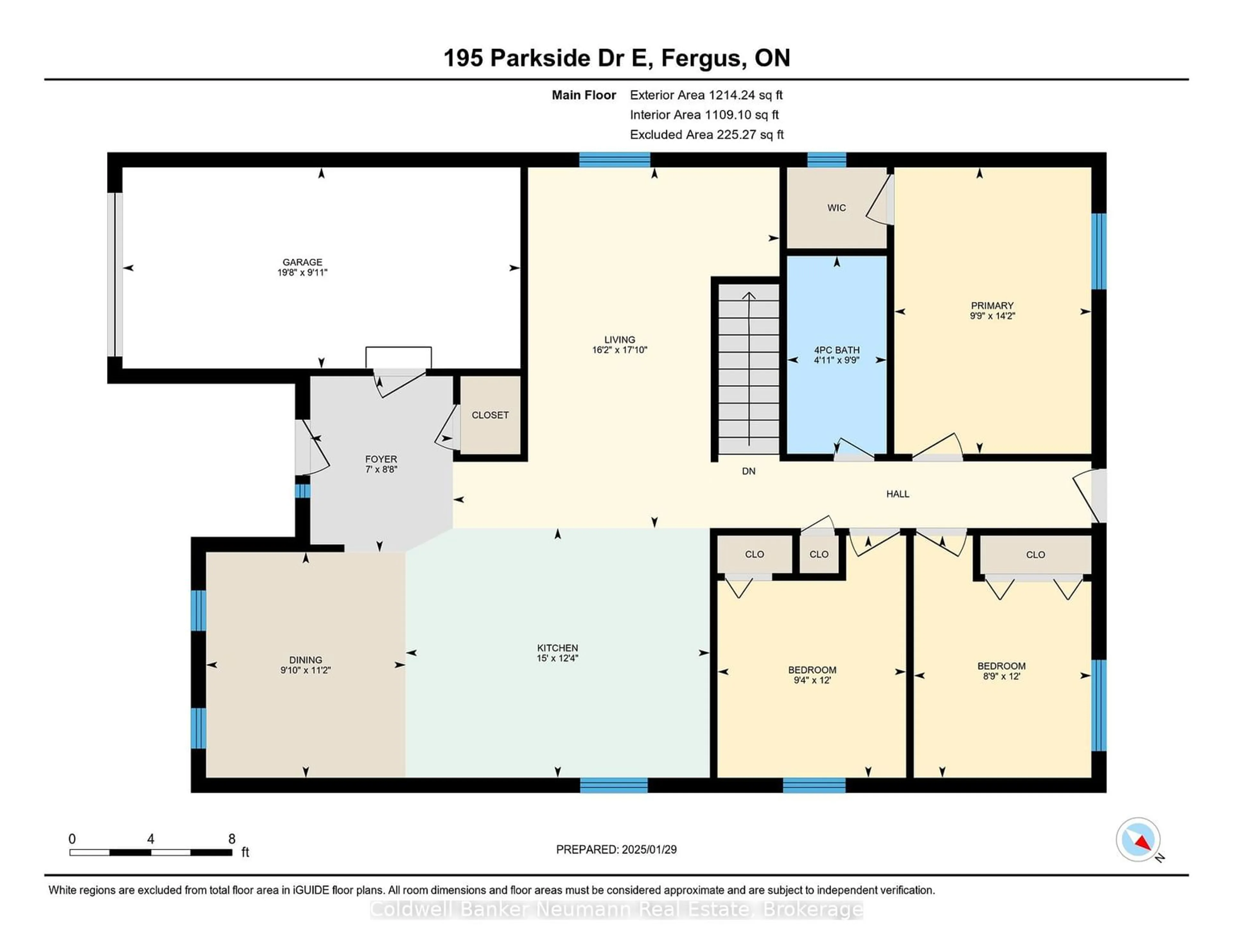 Floor plan for 195 Parkside Dr, Centre Wellington Ontario N1M 3E7