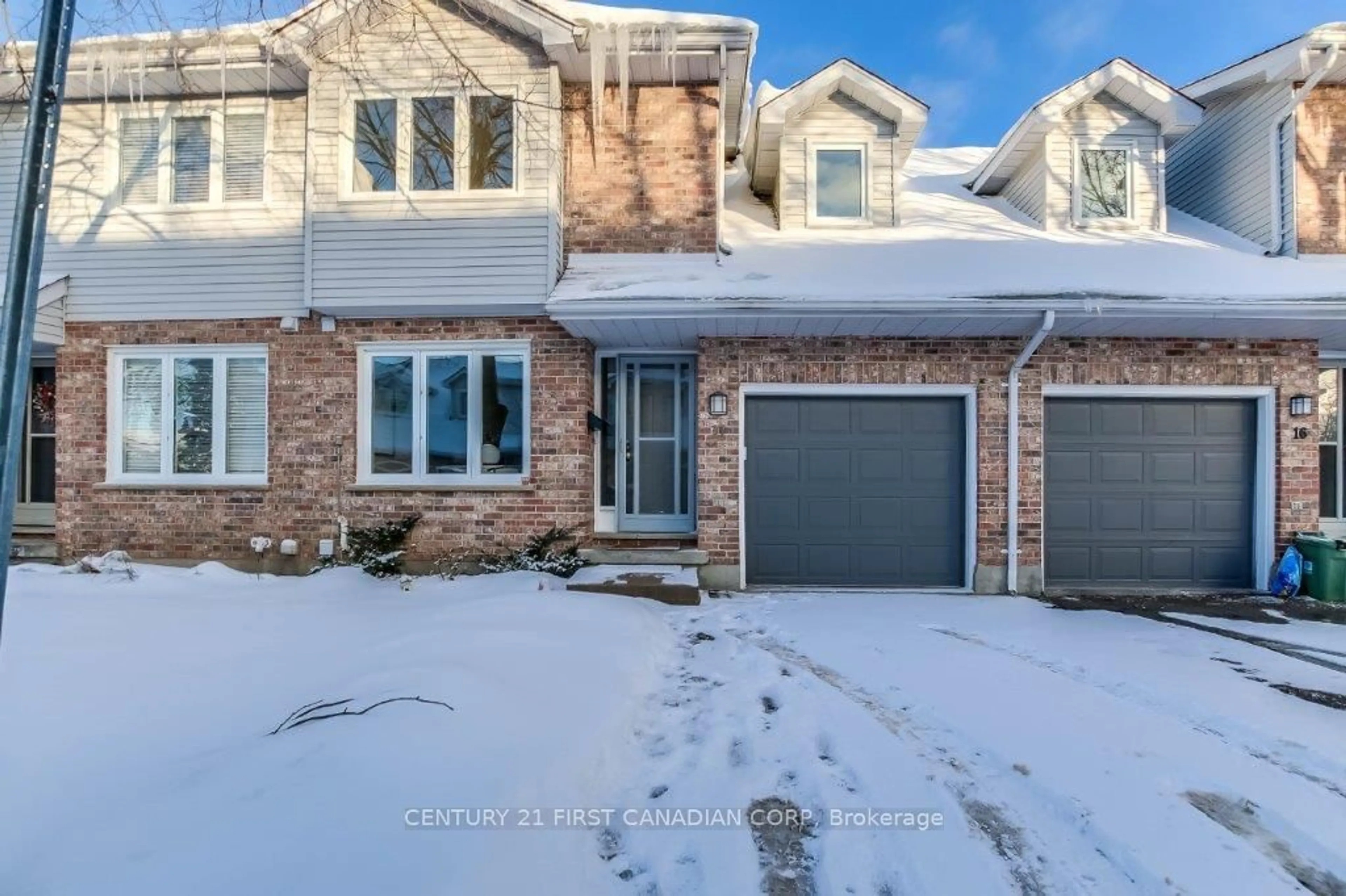 Home with brick exterior material, street for 189 Homestead Cres #17, London Ontario N6G 2E6