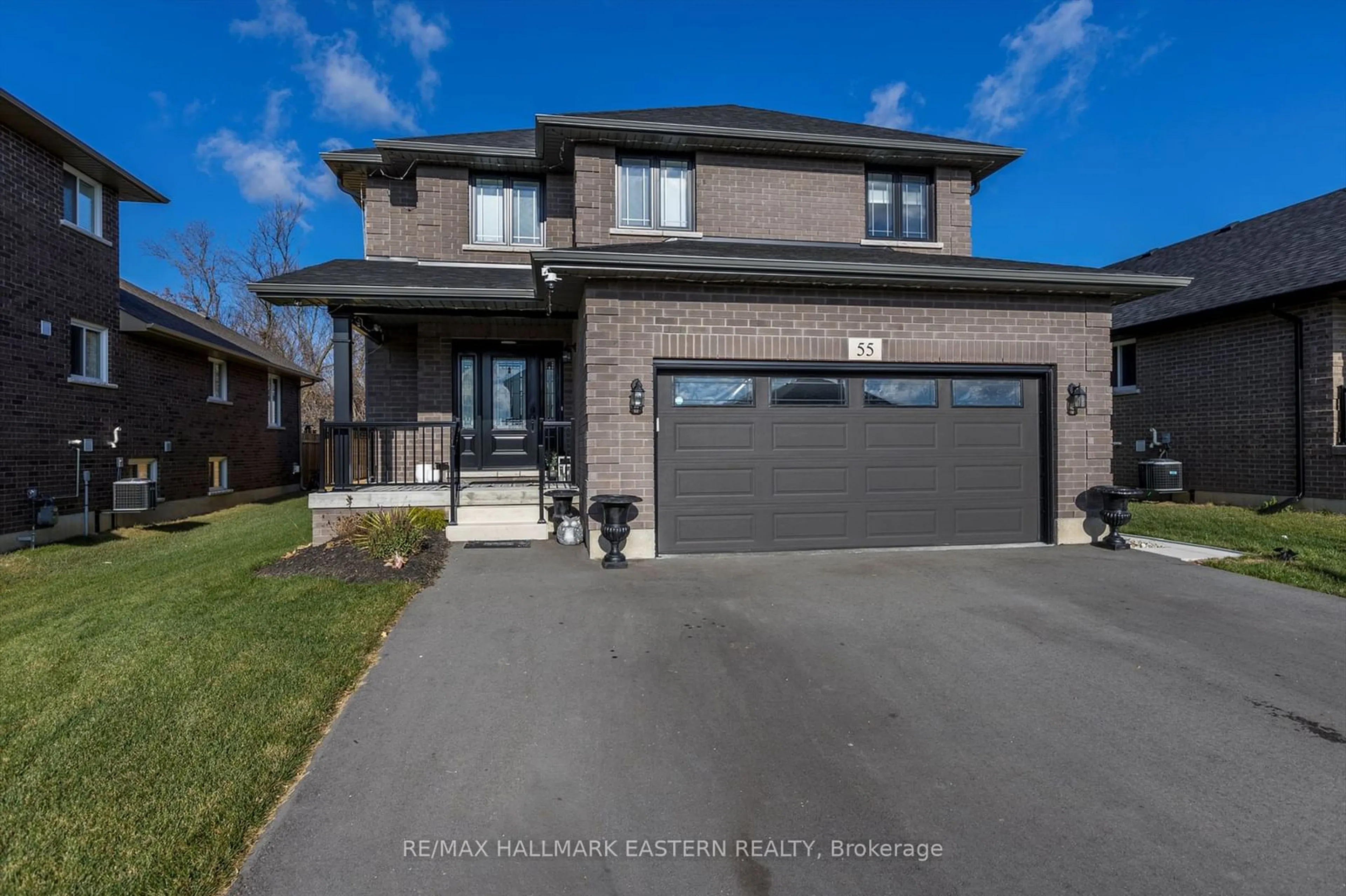 Home with brick exterior material, street for 55 Keeler Crt, Asphodel-Norwood Ontario K0L 2V0