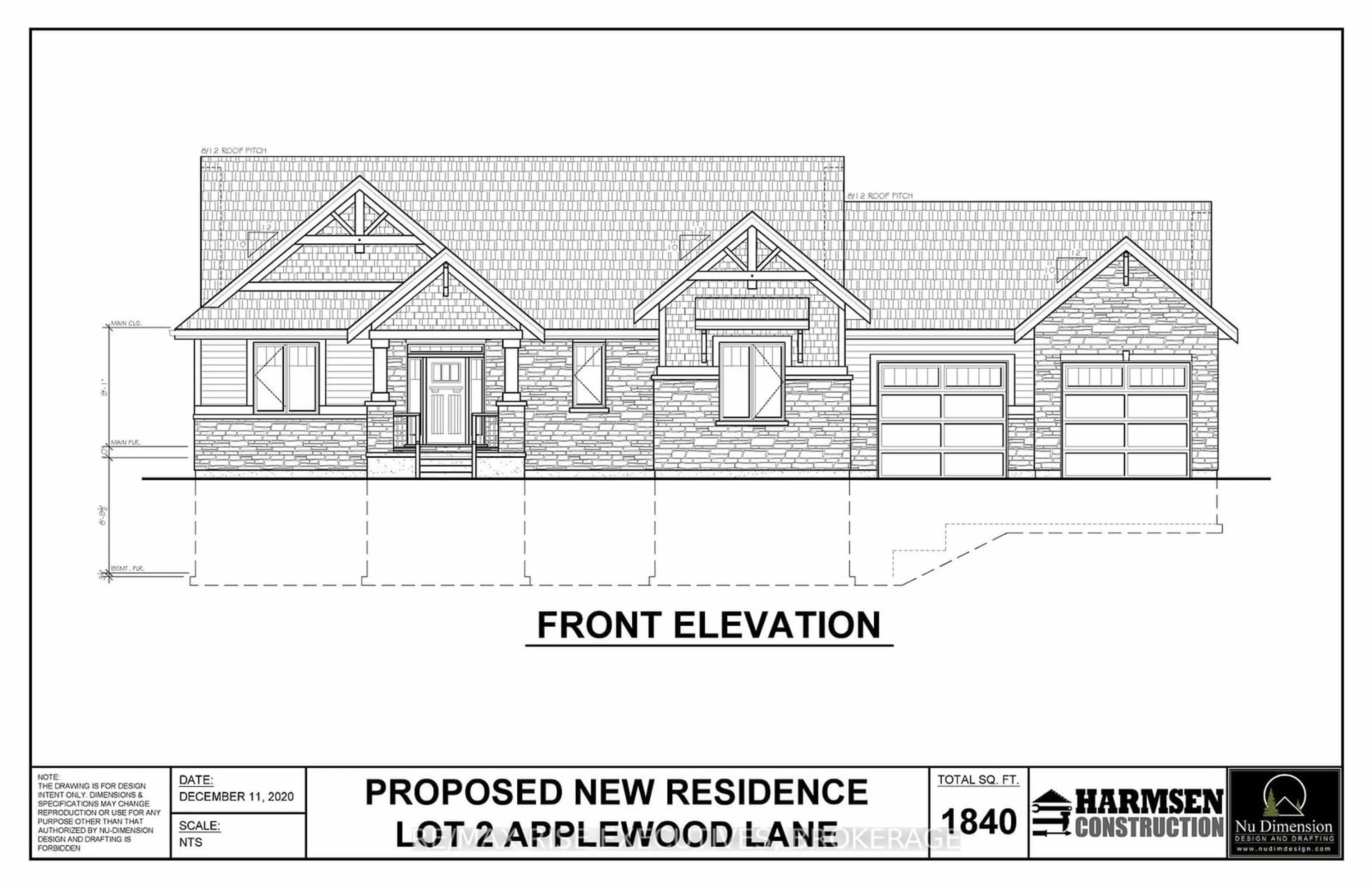 Floor plan for 7 Cranberry Cove Lane, South Frontenac Ontario K0H 2N0