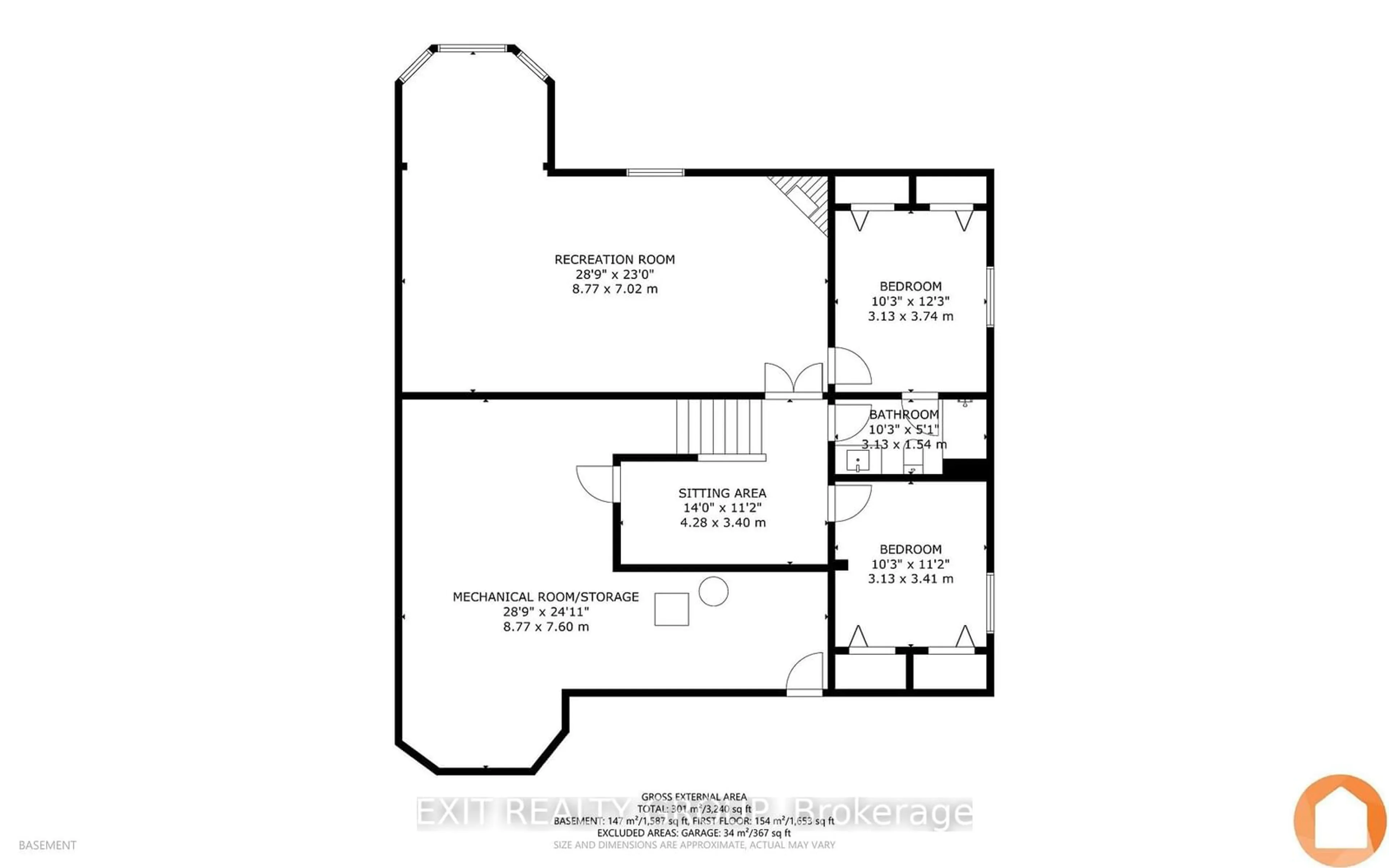 Floor plan for 6 Hazel Crt, Belleville Ontario K8P 5M4