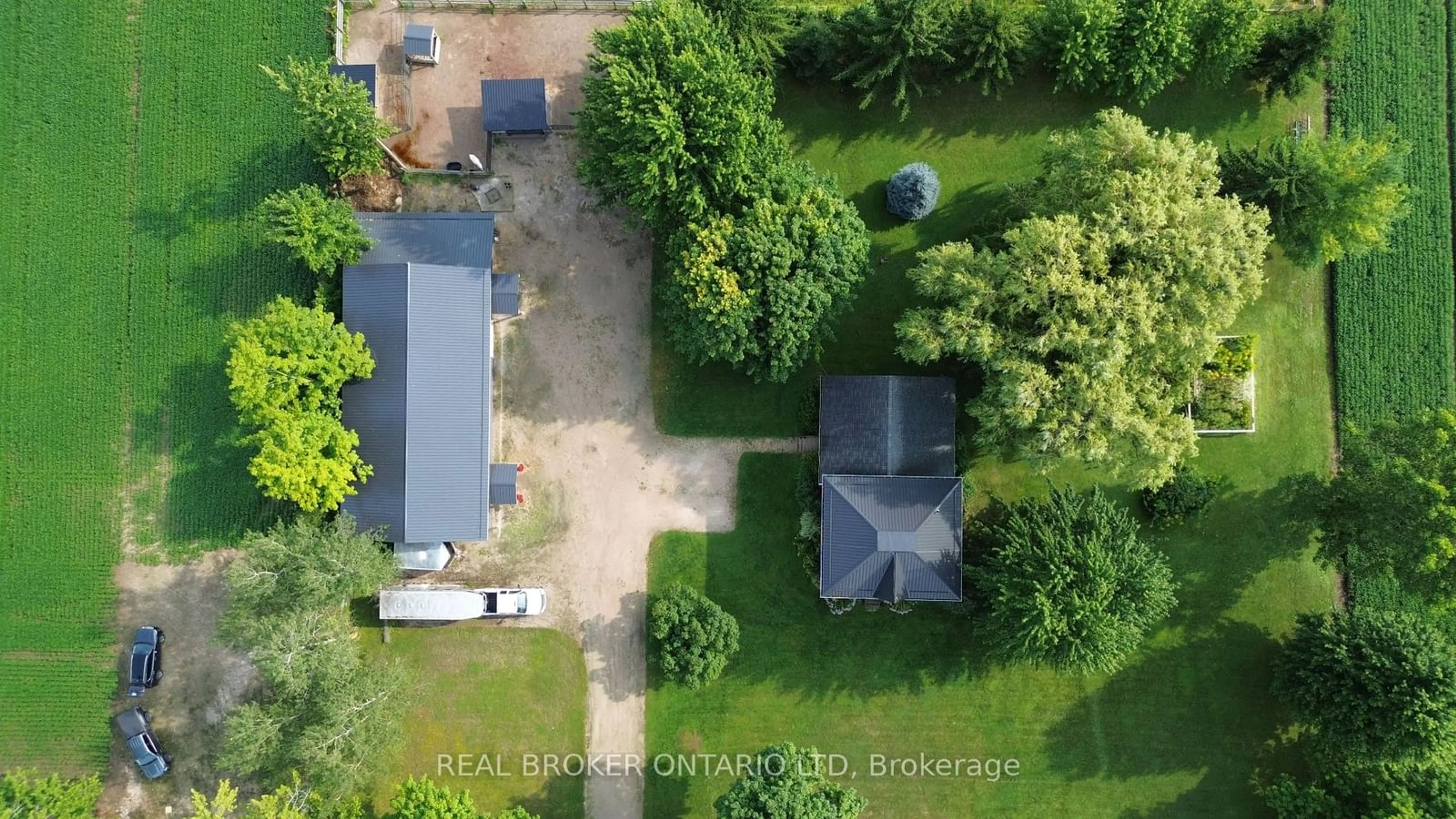 A pic from outside/outdoor area/front of a property/back of a property/a pic from drone, street for 43802 Hullett Mckillop Rd, Huron East Ontario N0K 1Z0