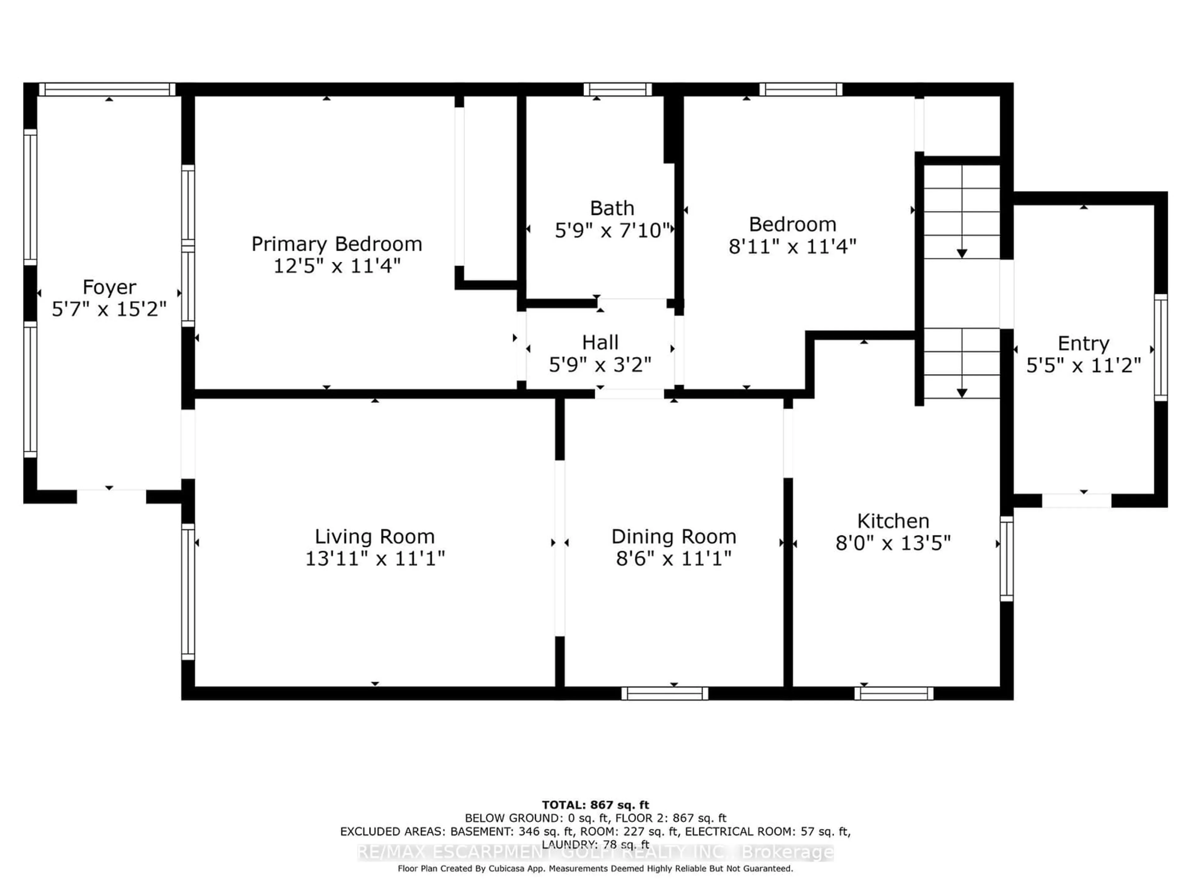 Floor plan for 81 Vale Ave, St. Catharines Ontario L2R 1T5