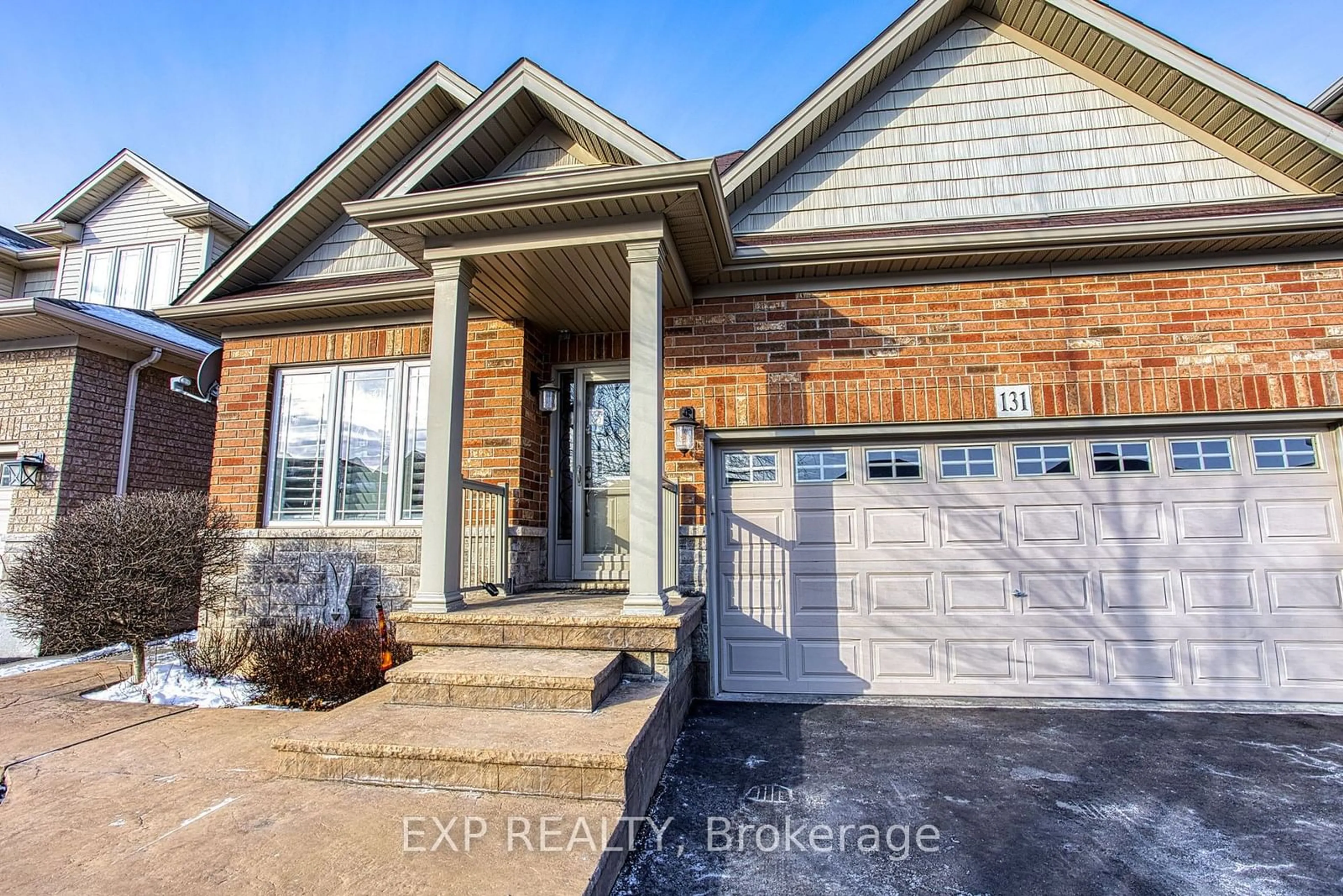 Home with brick exterior material, street for 131 Escarpment Dr, Hamilton Ontario L8E 0G5