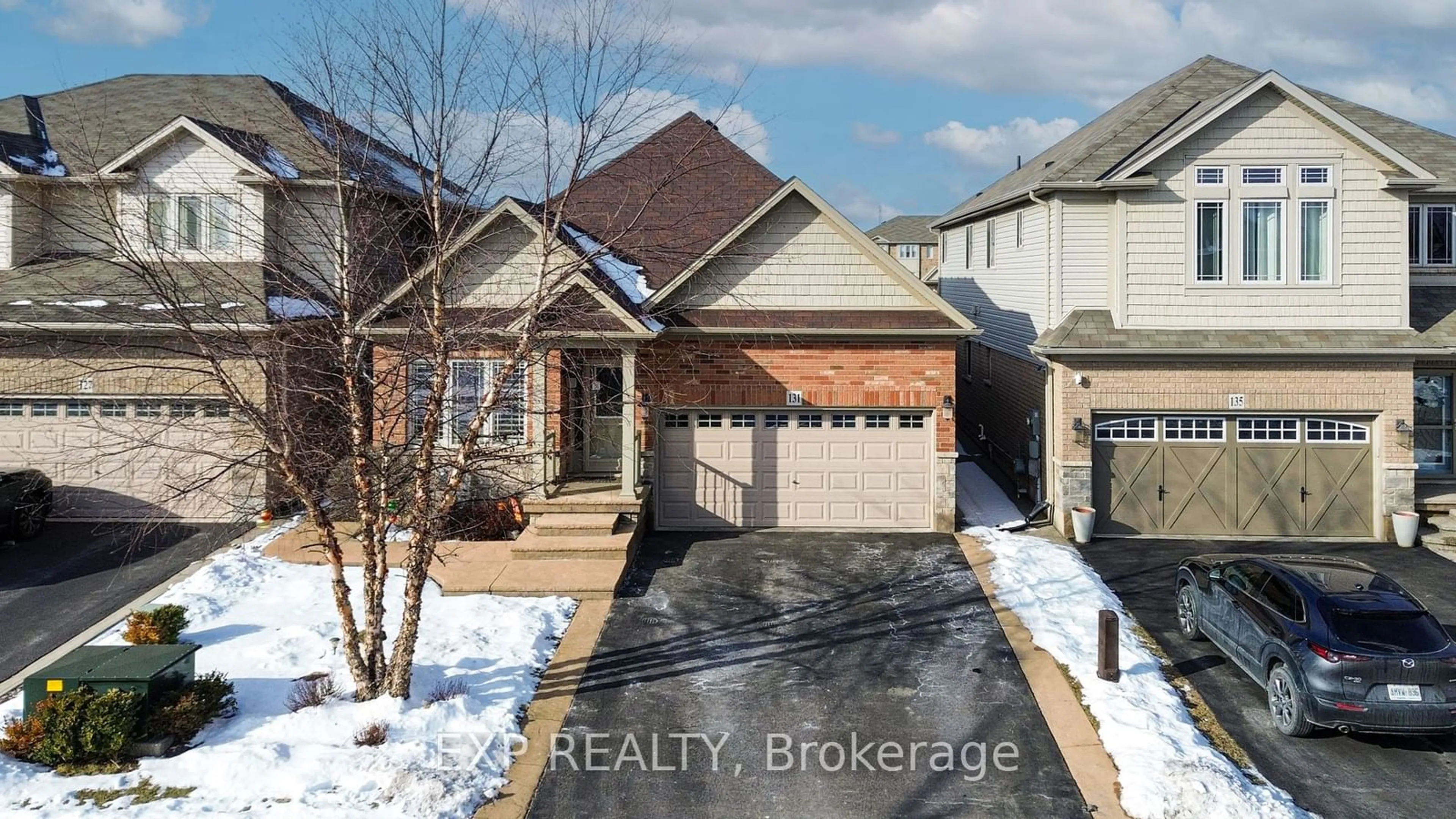 Home with brick exterior material, street for 131 Escarpment Dr, Hamilton Ontario L8E 0G5