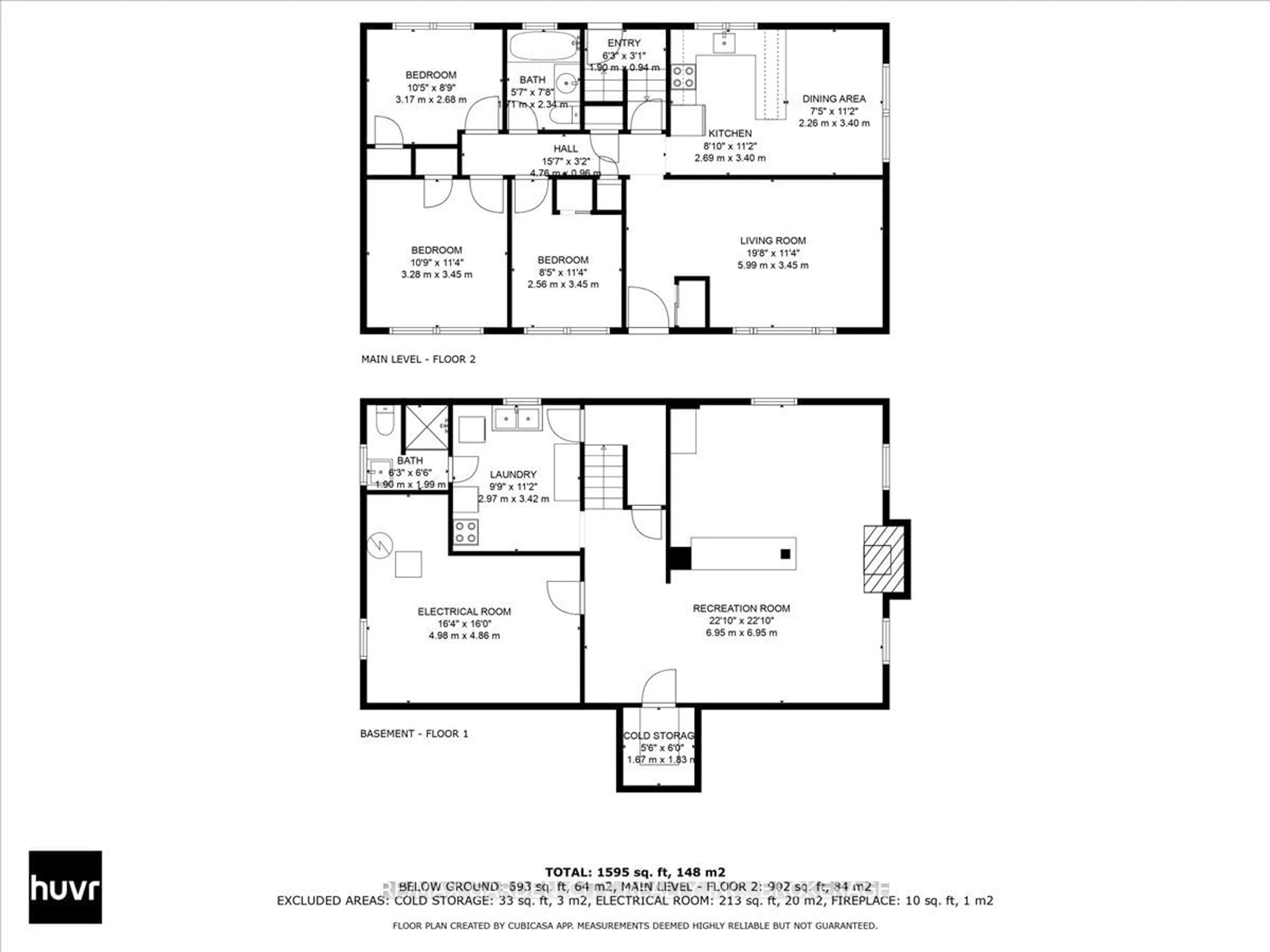 Floor plan for 136 Elgin St, Thorold Ontario L2V 3B9