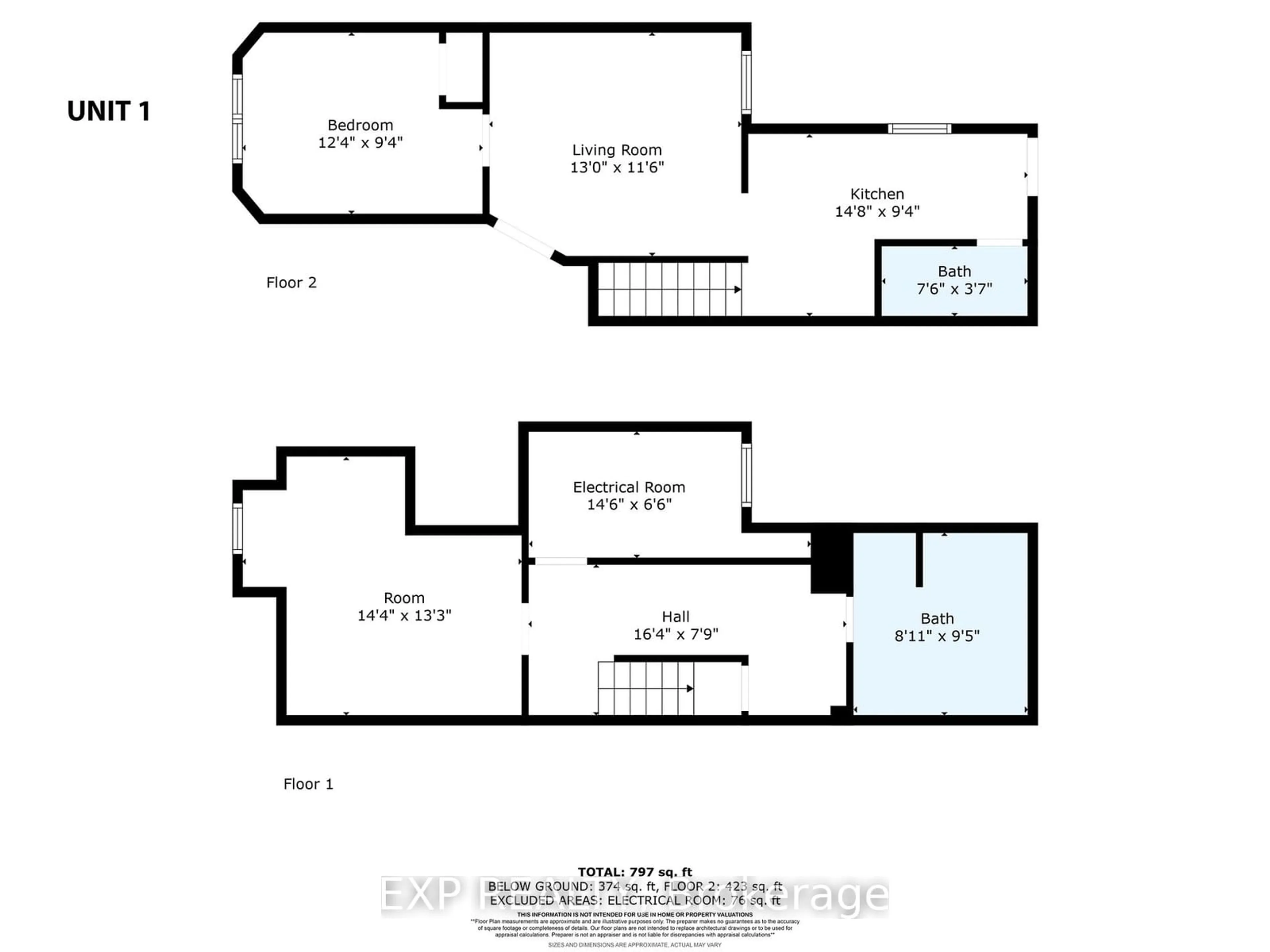 Floor plan for 88 Clyde St, Hamilton Ontario L8L 5R4