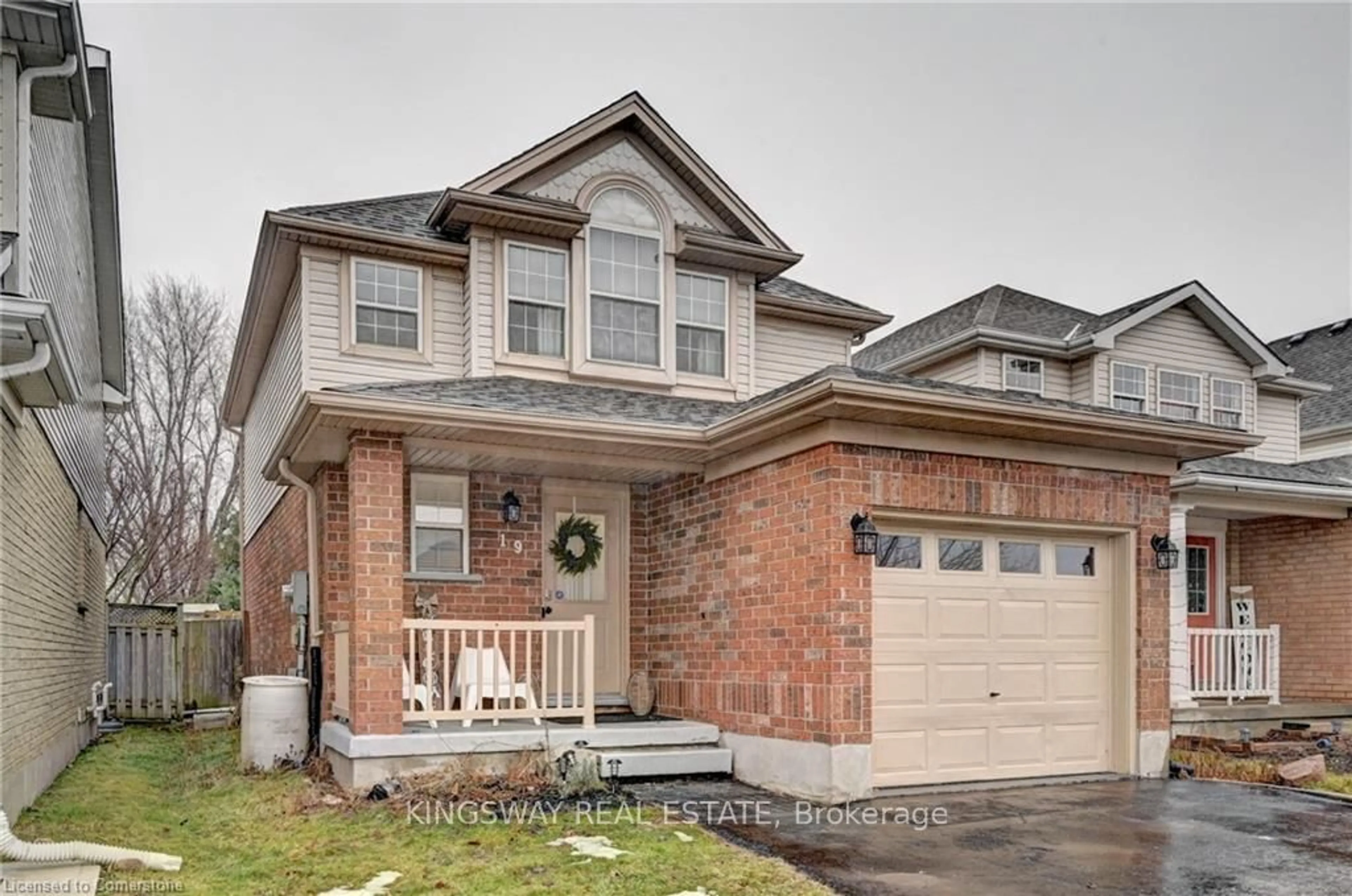 Home with brick exterior material, street for 19 Sofron Dr, Cambridge Ontario N3C 4G5