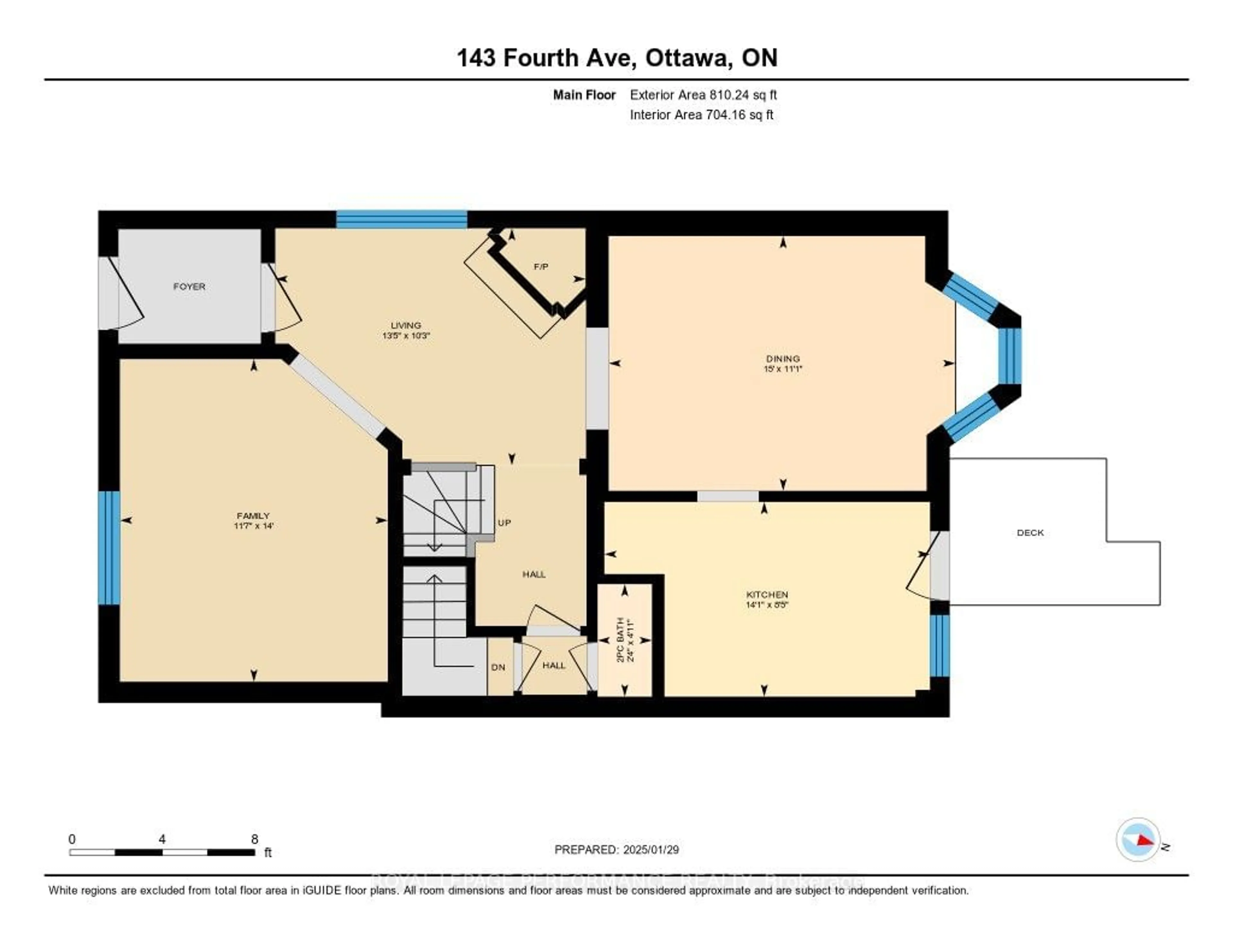 Floor plan for 143 Fourth Ave, Glebe - Ottawa East and Area Ontario K1S 2L3