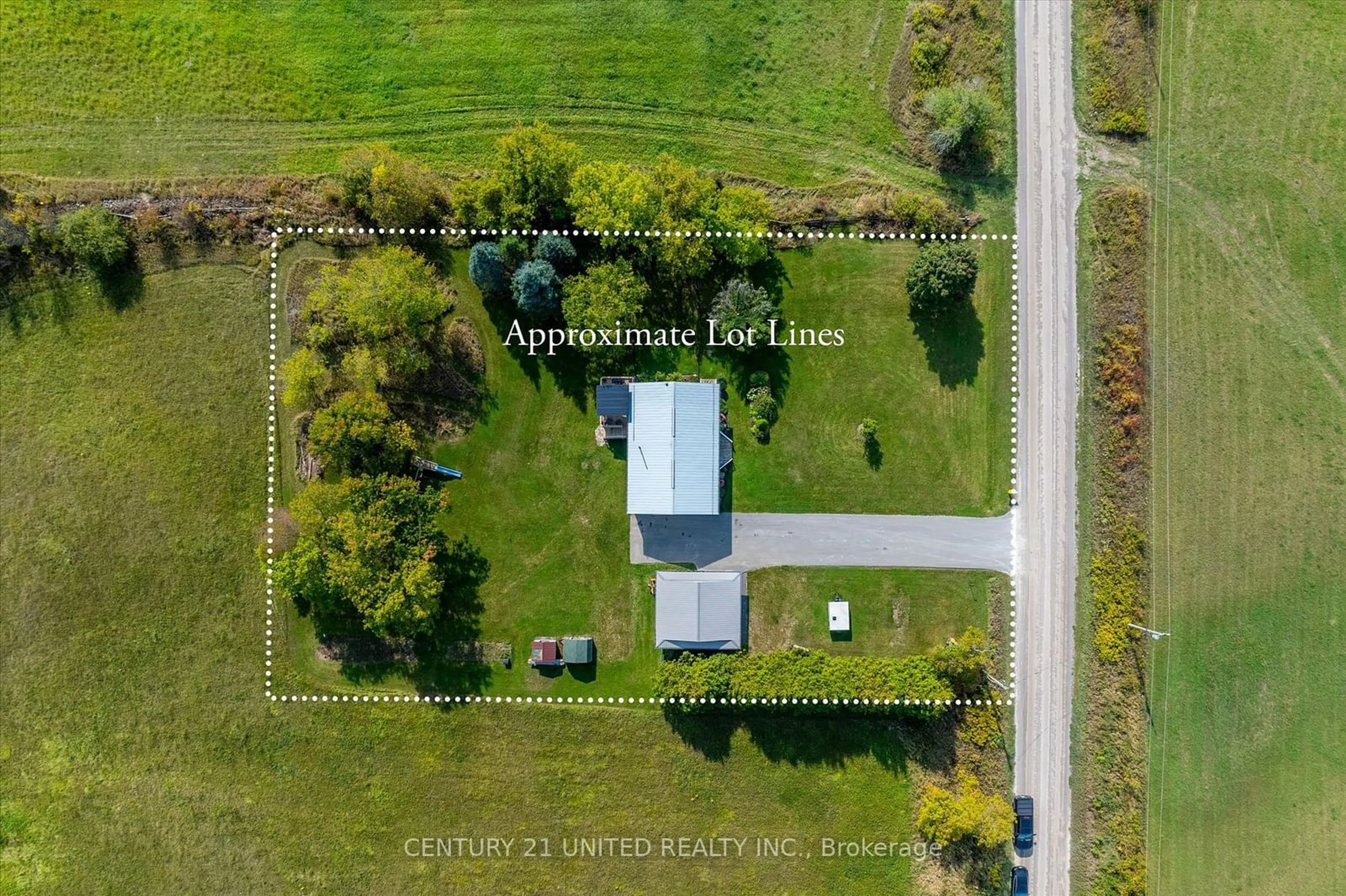 A pic from outside/outdoor area/front of a property/back of a property/a pic from drone, water/lake/river/ocean view for 2483 Asphodel 6th Line, Asphodel-Norwood Ontario K0L 2V0