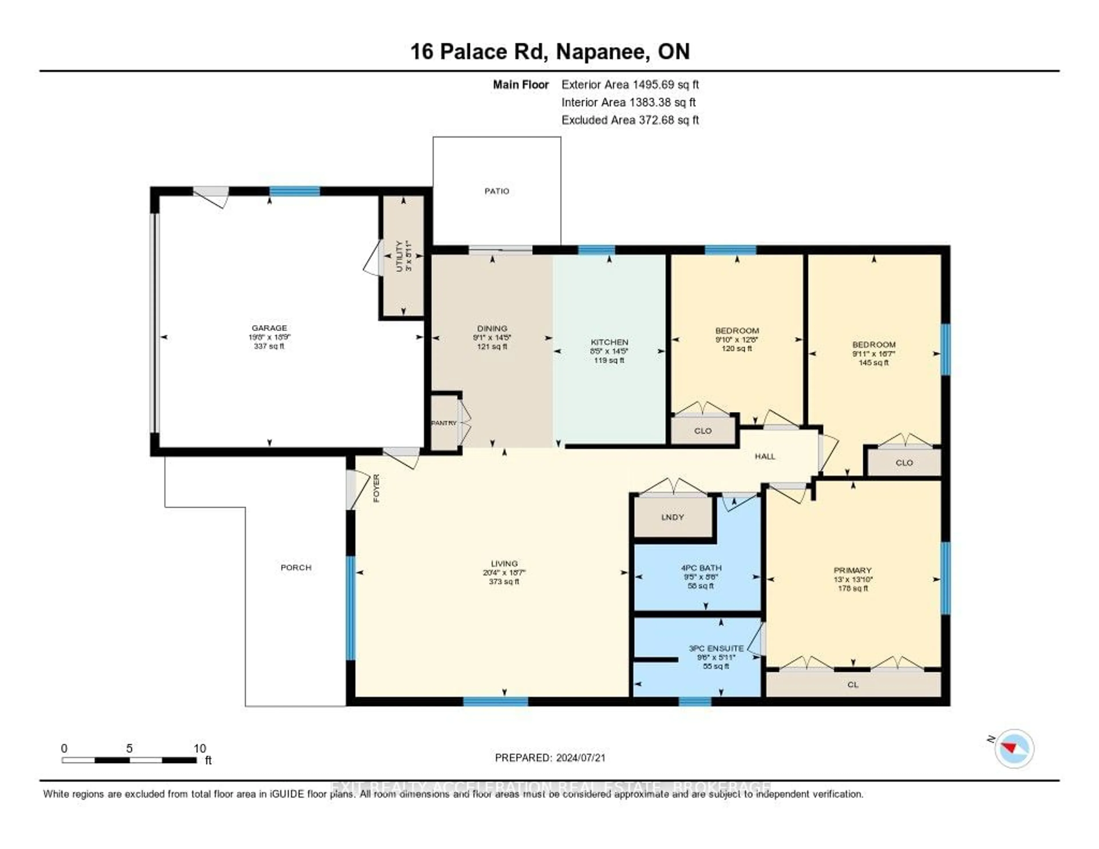 Floor plan for 16 Palace Rd, Greater Napanee Ontario K7R 1A3