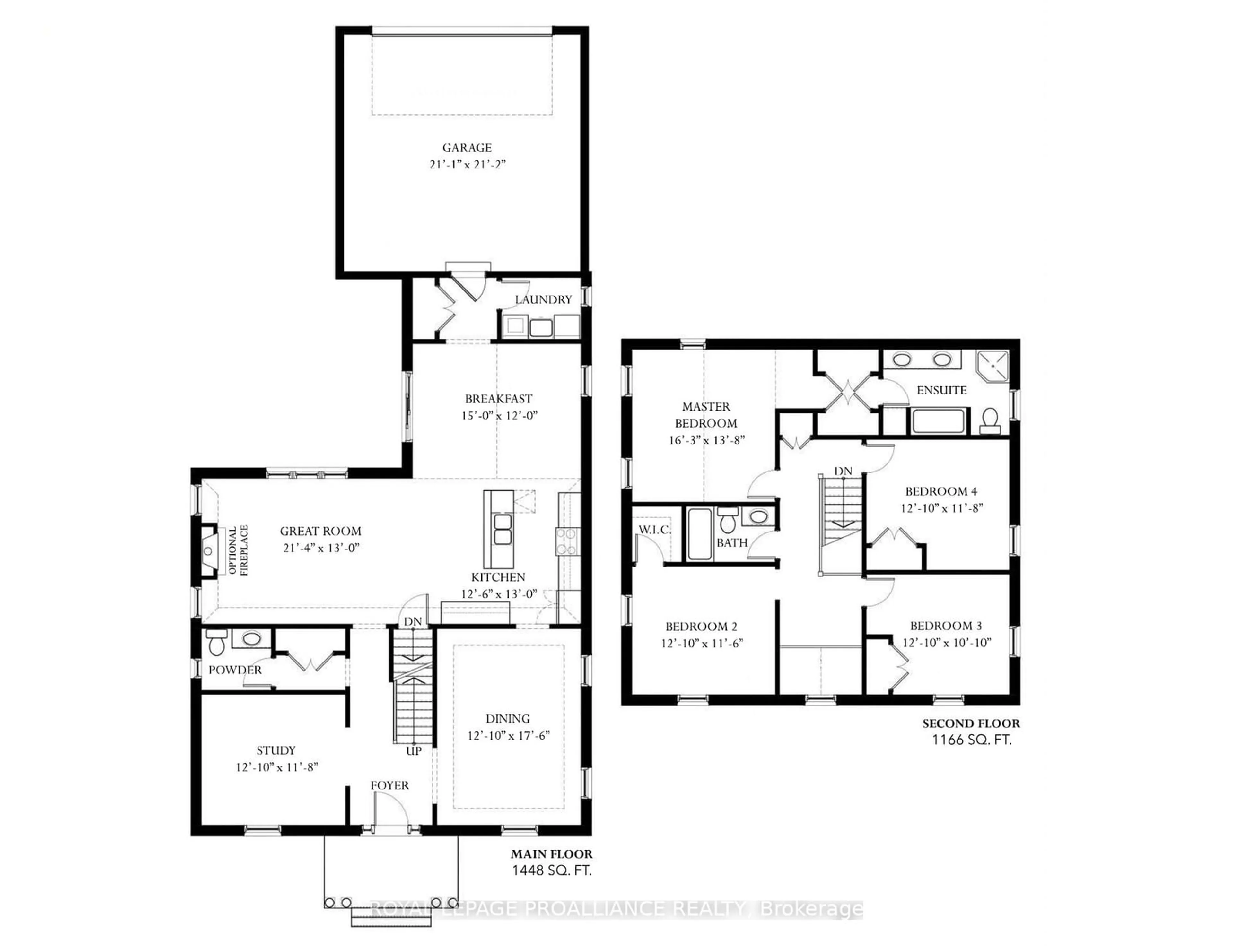 Floor plan for 922 Joan Chalovich Way, Cobourg Ontario K9A 0G4