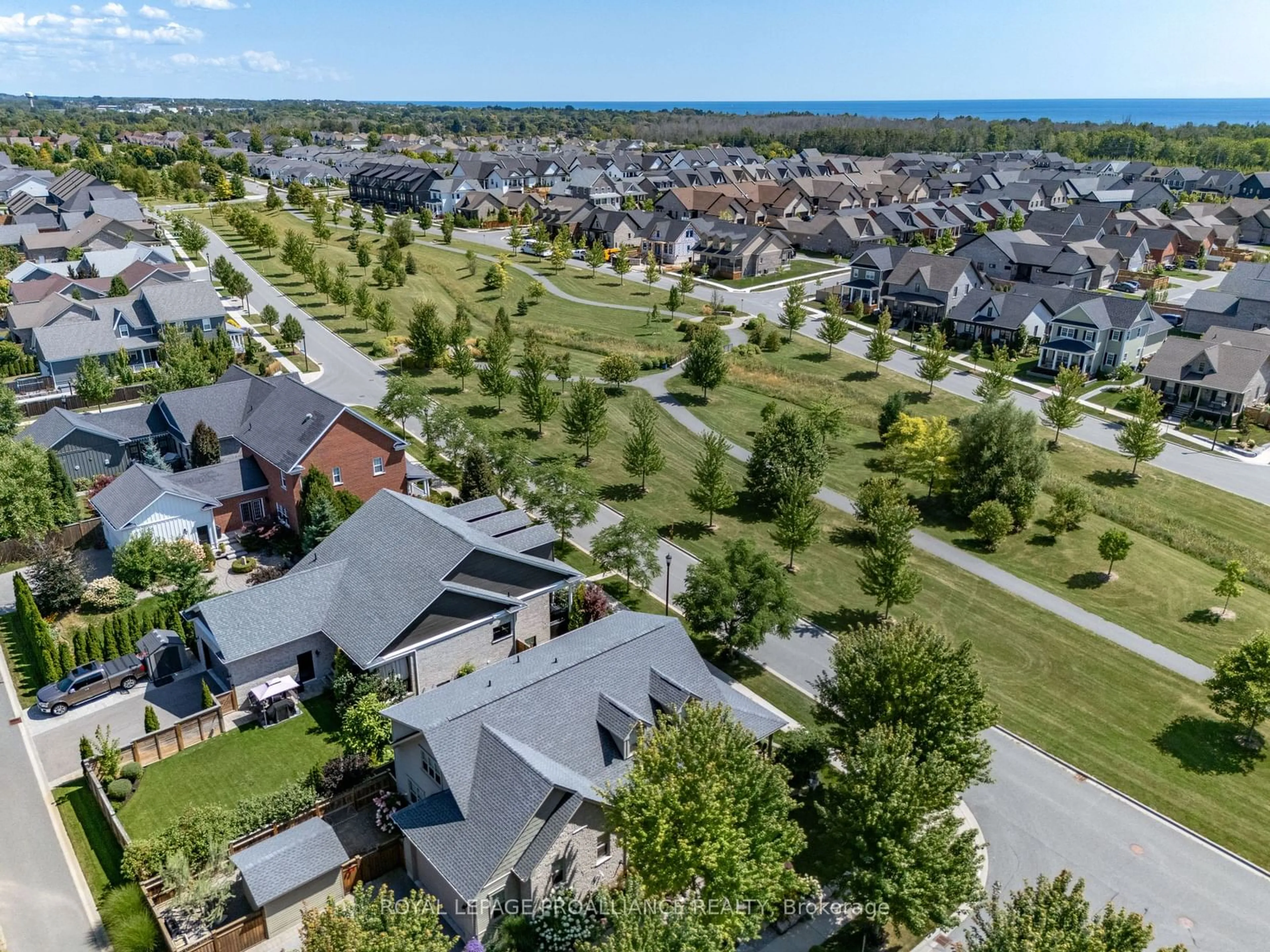 A pic from outside/outdoor area/front of a property/back of a property/a pic from drone, unknown for 897 John Fairhurst Blvd, Cobourg Ontario K9A 0G4