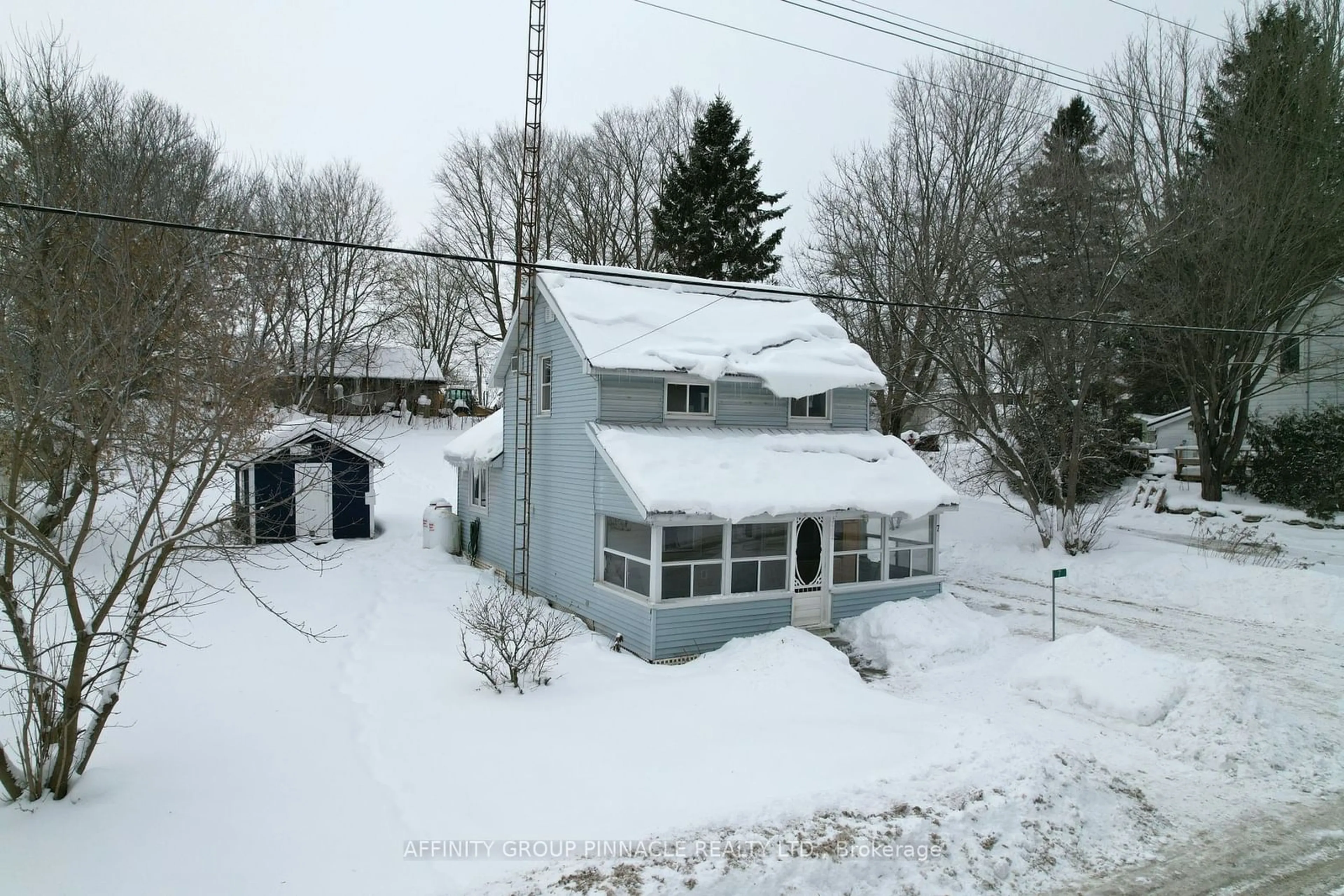 A pic from outside/outdoor area/front of a property/back of a property/a pic from drone, street for 7 Lime St, Kawartha Lakes Ontario K0M 1K0