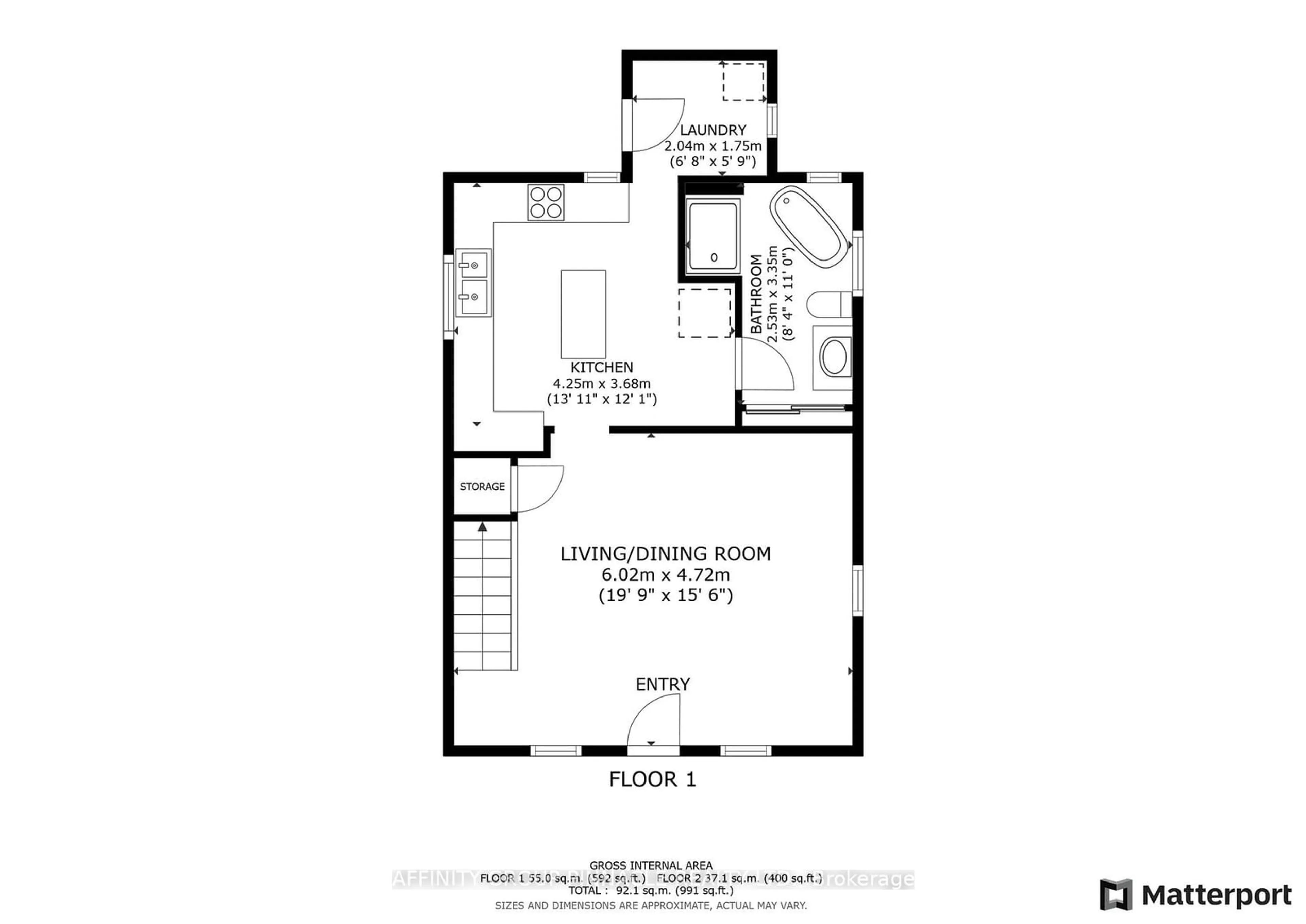 Floor plan for 7 Lime St, Kawartha Lakes Ontario K0M 1K0